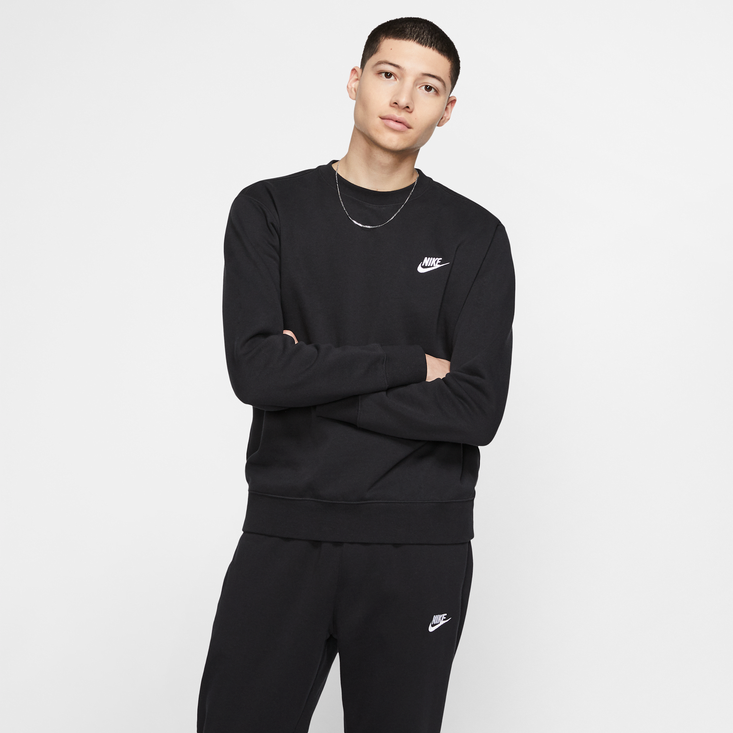 【ナイキ(NIKE)公式ストア】ナイキ スポーツウェア クラブ フリース クルー BV2663-010 ブラック 【ナイキ(NIKE)公式ストア】ナイキ スポーツウェア クラブ フリース クルー BV2663-010 ブラック