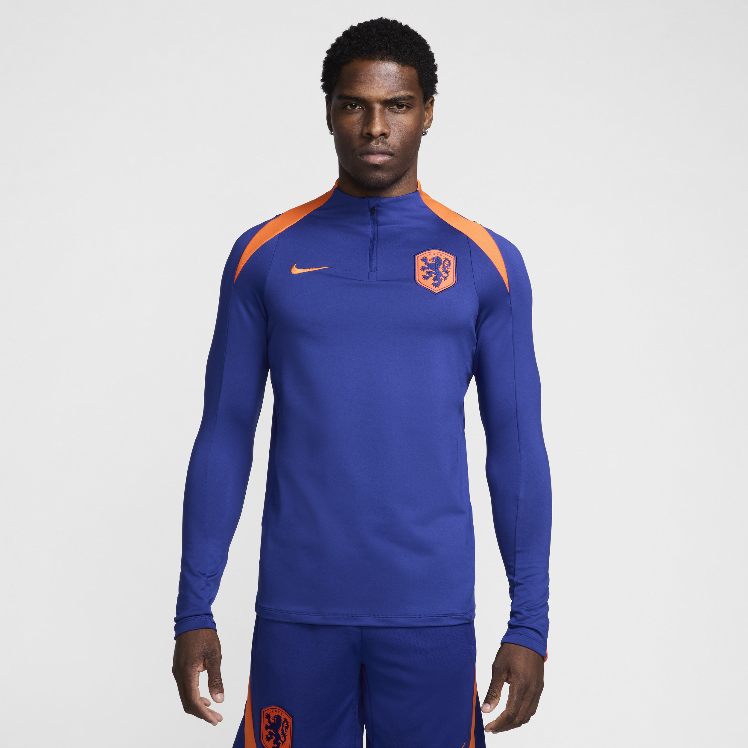 Nederland Strike Nike Dri-FIT voetbaltrainingstop voor heren - Blauw