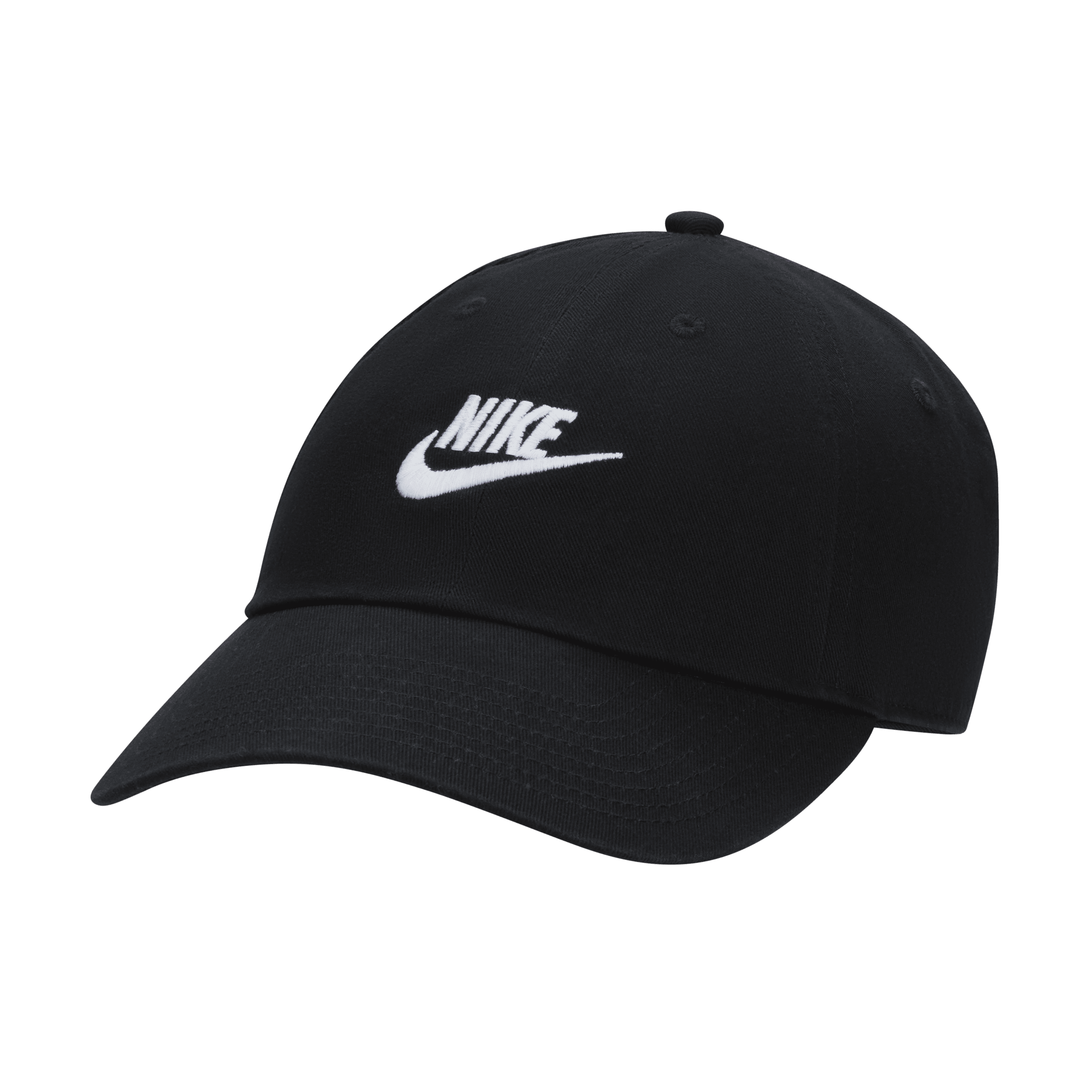 Nike Club Gorra Futura Wash sin estructura - Negro
