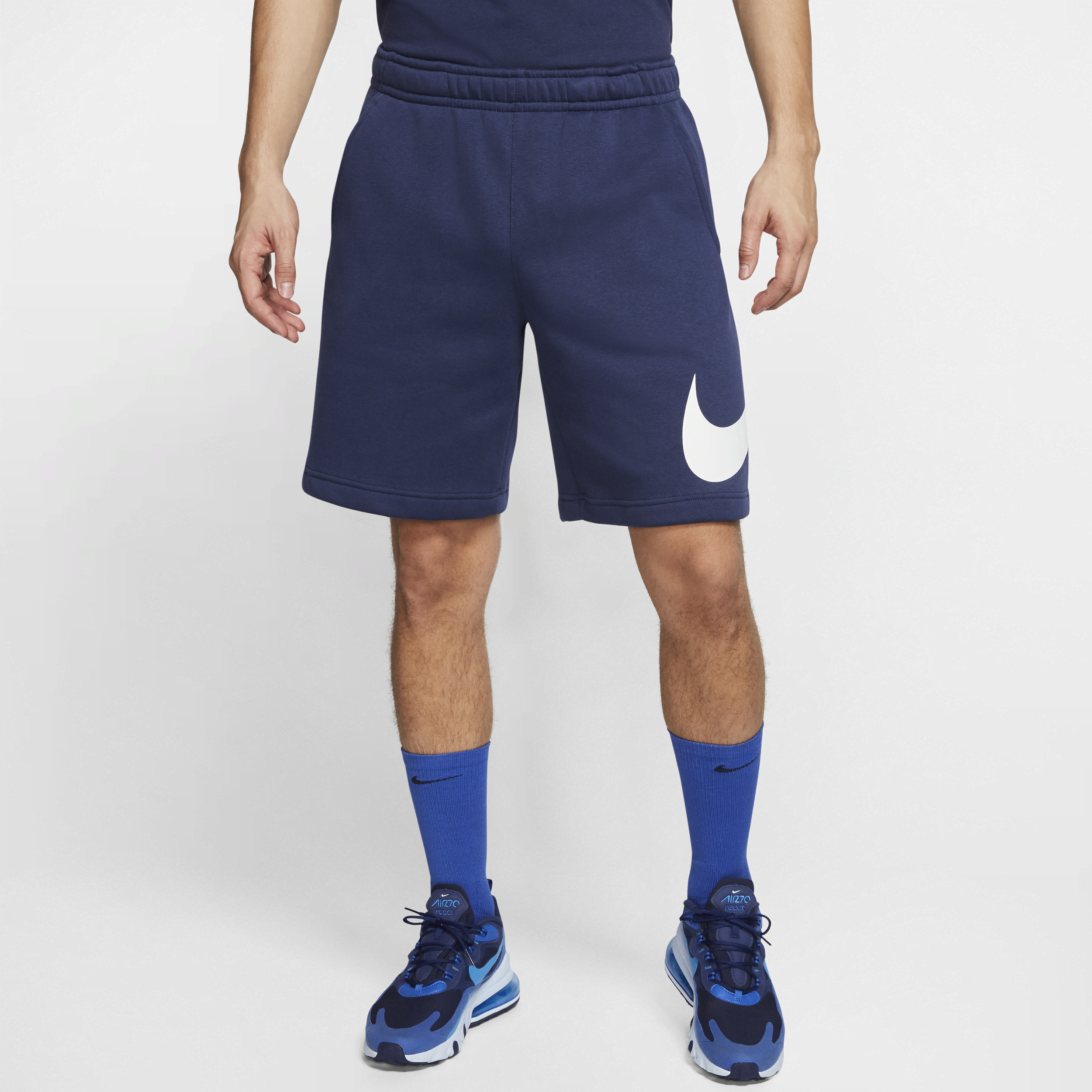 Nike Sportswear Club-shorts med grafik til mænd - blå