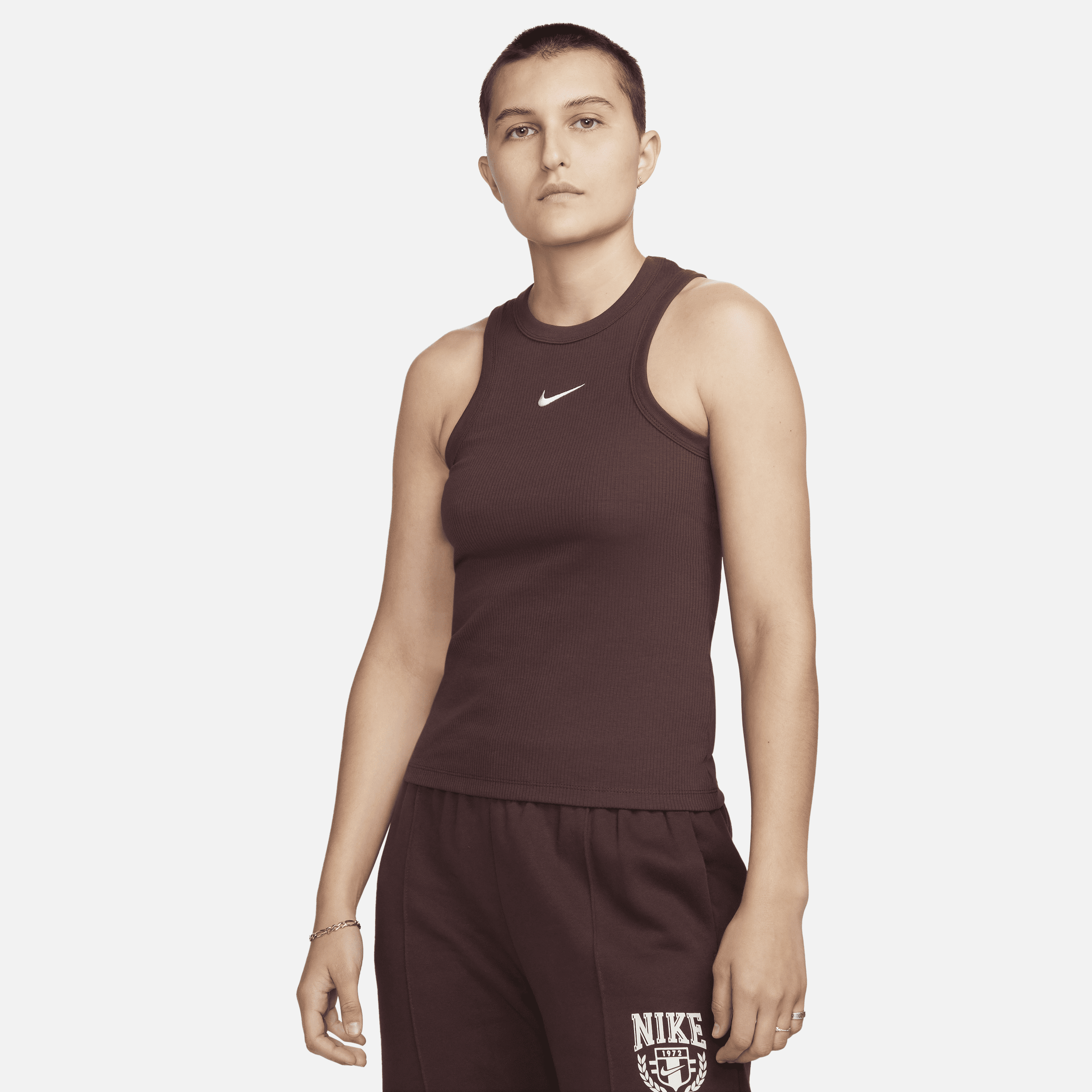 Nike Sportswear-tanktop til kvinder - brun