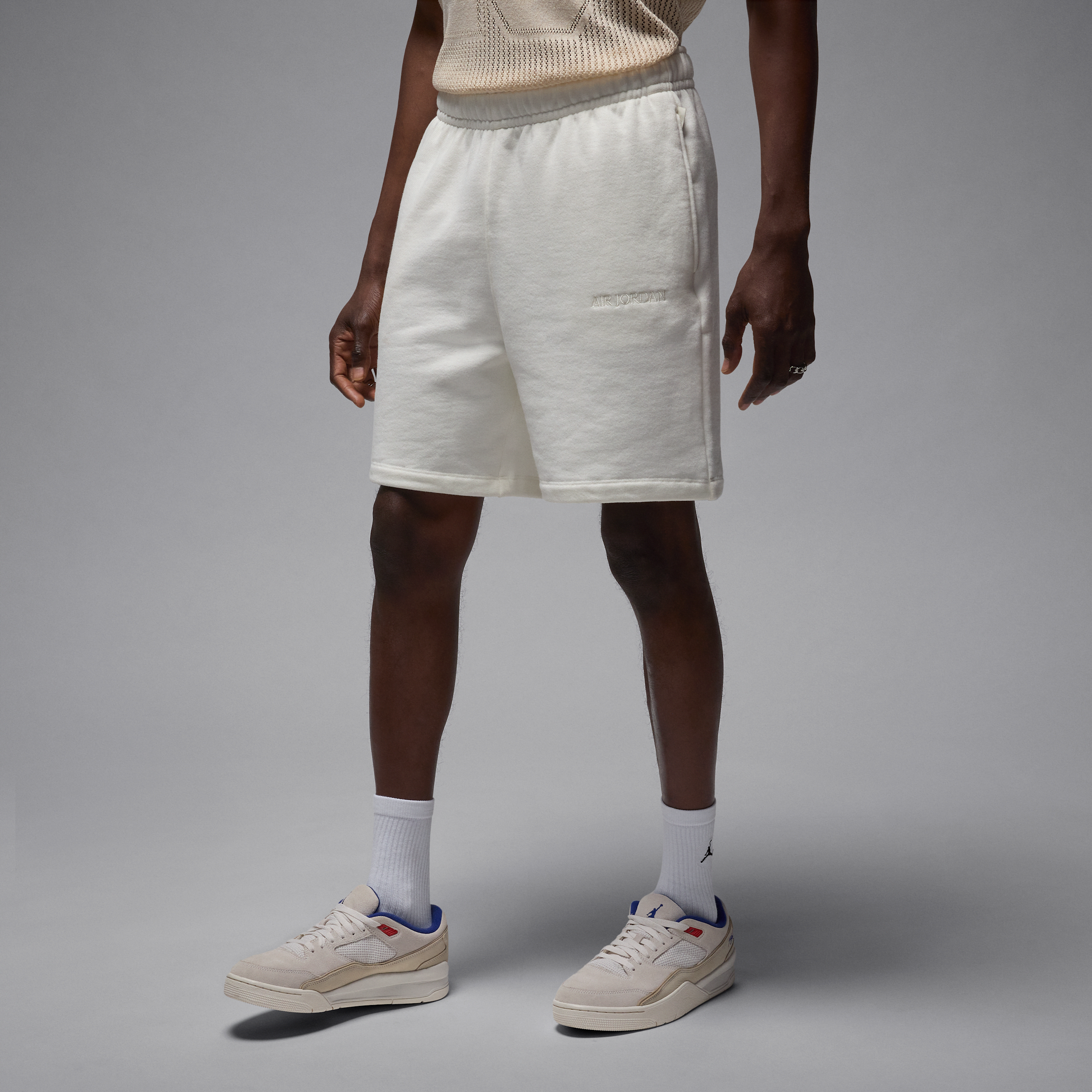 【ナイキ(NIKE)公式ストア】エア ジョーダン ワードマーク メンズ フリース ショートパンツ FZ8939-133 ホワイト 【ナイキ(NIKE)公式ストア】エア ジョーダン ワードマーク メンズ フリース ショートパンツ FZ8939-133 ホワイト