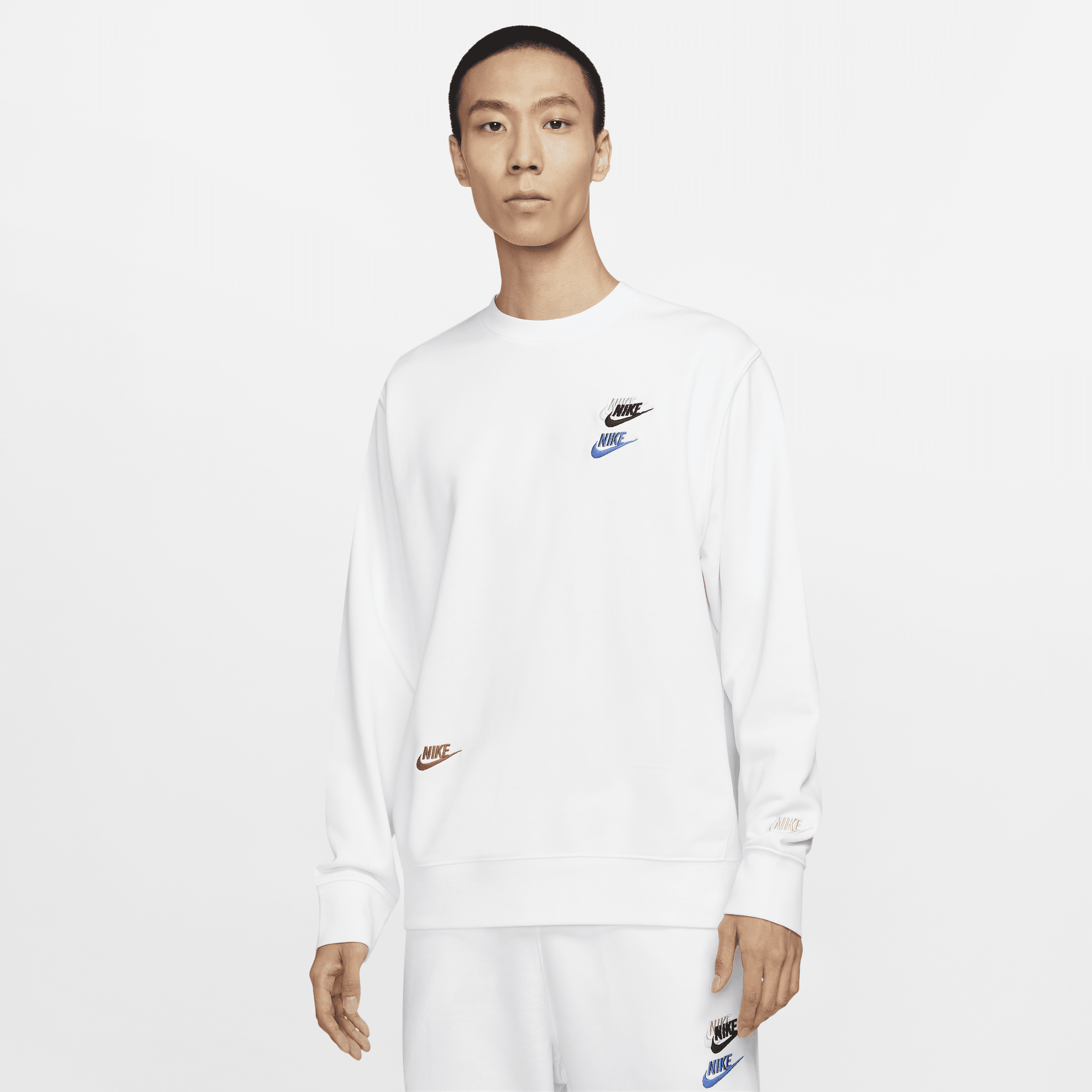 【ナイキ(NIKE)公式ストア】ナイキ スポーツウェア エッセンシャル+ メンズ フレンチ テリー クルー DJ6915-100 ホワイト 【ナイキ(NIKE)公式ストア】ナイキ スポーツウェア エッセンシャル+ メンズ フレンチ テリー クルー DJ6915-100 ホワイト