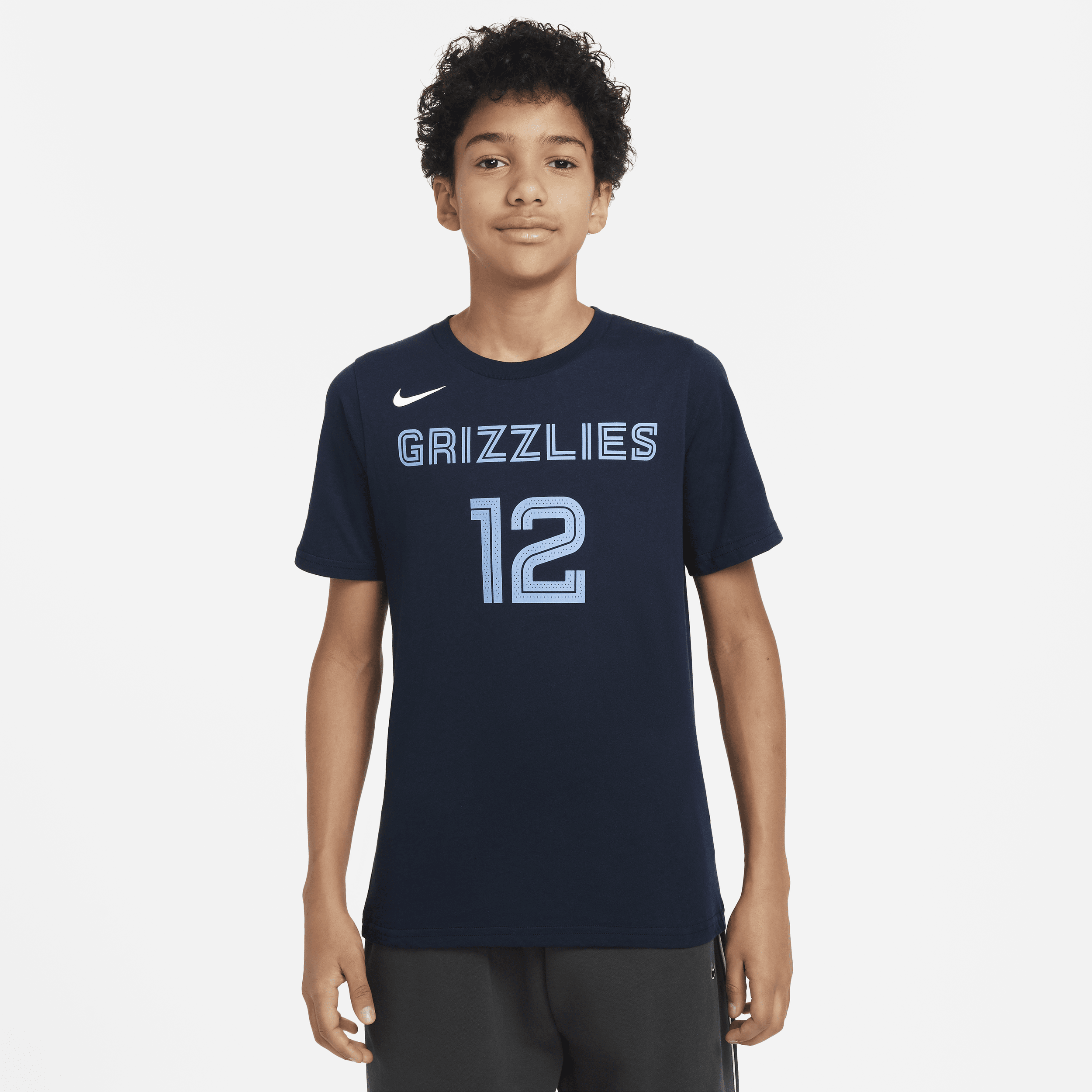 Ja Morant Memphis Grizzlies-Nike NBA-T-shirt Nike til større børn - blå