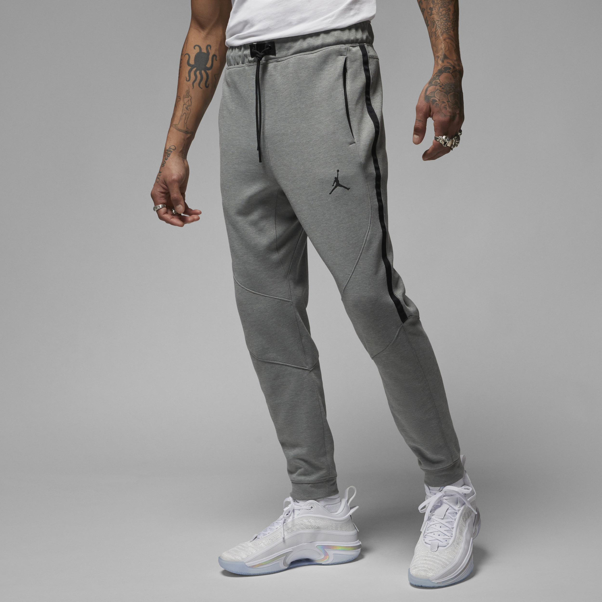 Nike Pantaloni in fleece Air Jordan Dri-FIT Sport – Uomo - Grigio