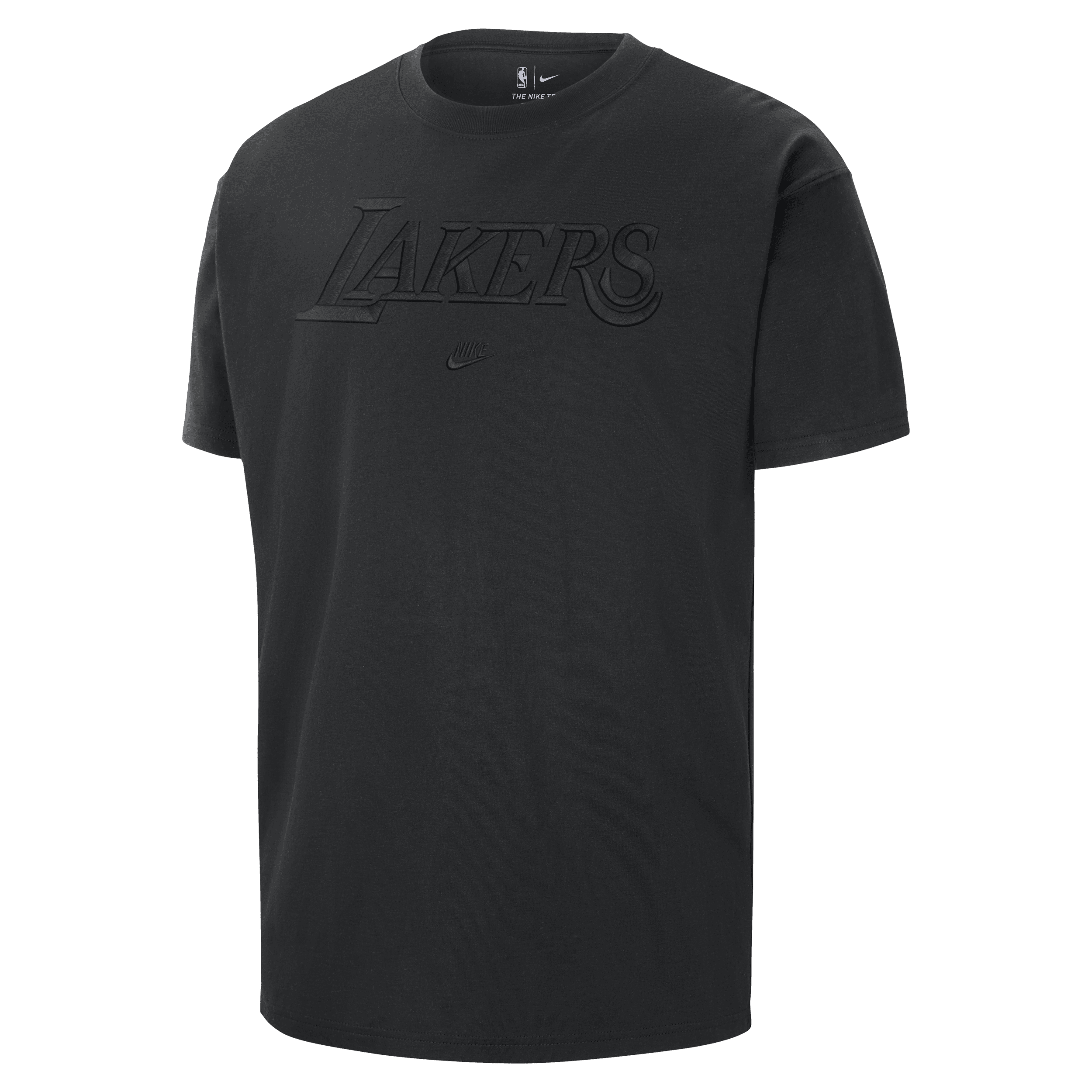 Los Angeles Lakers Courtside Nike NBA T-shirt voor heren - Zwart