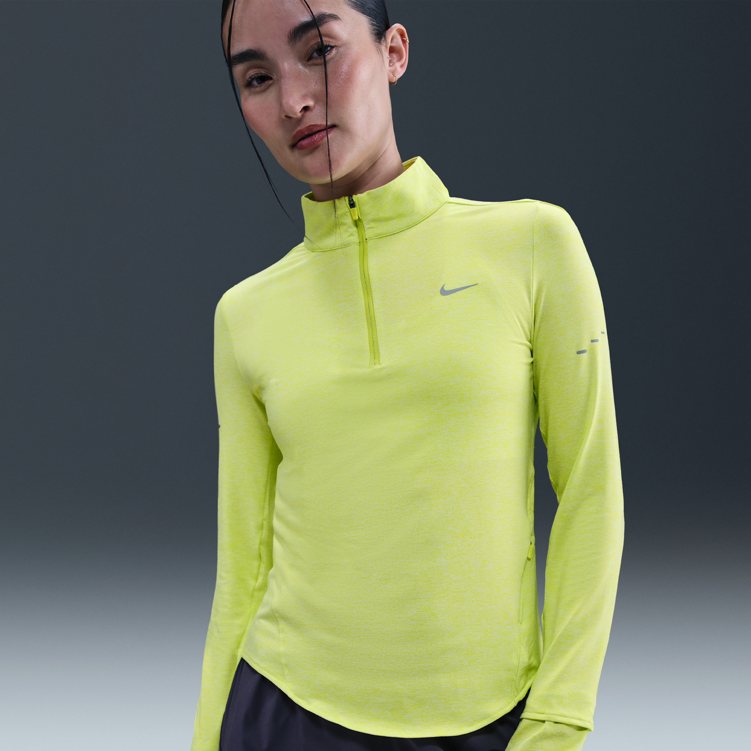 【ナイキ(NIKE)公式ストア】ナイキ スウィフト ウィメンズ Dri-FIT UV 1/4ジップ ランニングトップ HQ0500-389 グリーン 【ナイキ(NIKE)公式ストア】ナイキ スウィフト ウィメンズ Dri-FIT UV 1/4ジップ ランニングトップ HQ0500-389 グリーン