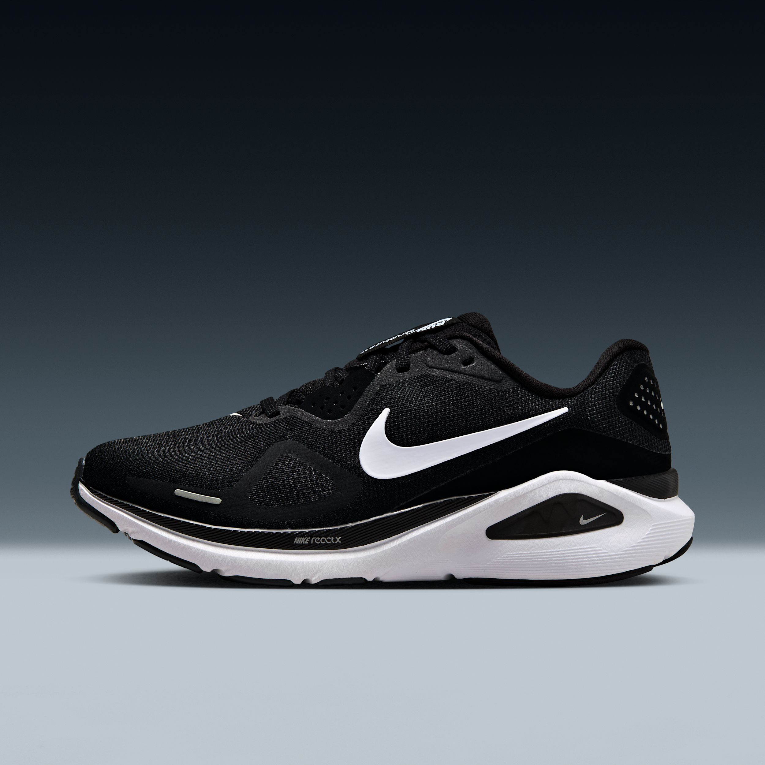 【ナイキ(NIKE)公式ストア】ナイキ ストラクチャー 26 ウィメンズ ロード ランニングシューズ (エクストラワイド) HQ2589-001 ブラック 【ナイキ(NIKE)公式ストア】ナイキ ストラクチャー 26 ウィメンズ ロード ランニングシューズ (エクストラワイド) HQ2589-001 ブラック