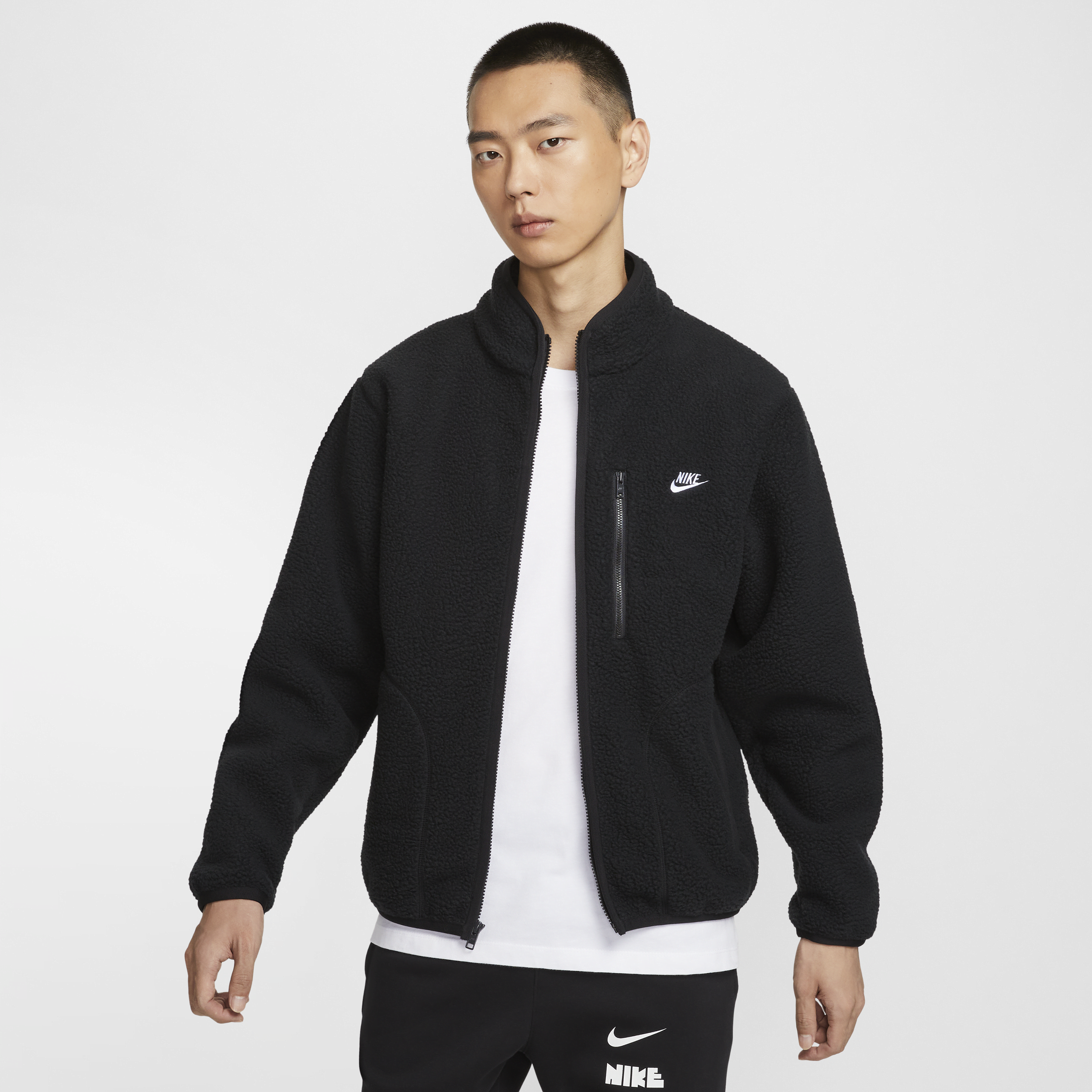【ナイキ(NIKE)公式ストア】ナイキ スポーツウェア クラブ メンズ フリース ジャケット FZ0889-010 ブラック 【ナイキ(NIKE)公式ストア】ナイキ スポーツウェア クラブ メンズ フリース ジャケット FZ0889-010 ブラック