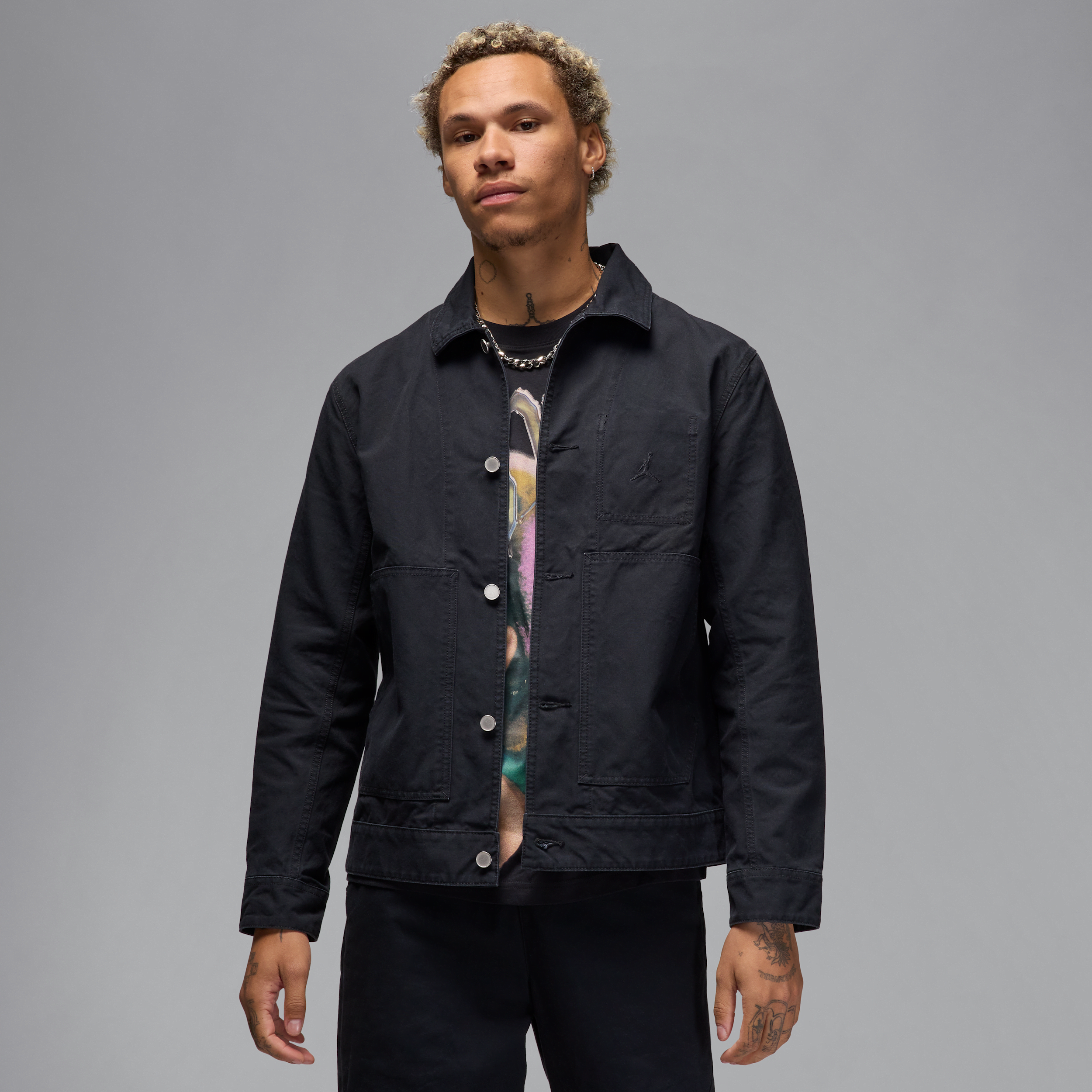 【ナイキ(NIKE)公式ストア】ジョーダン エッセンシャル シカゴ メンズジャケット HF9317-010 ブラック 【ナイキ(NIKE)公式ストア】ジョーダン エッセンシャル シカゴ メンズジャケット HF9317-010 ブラック