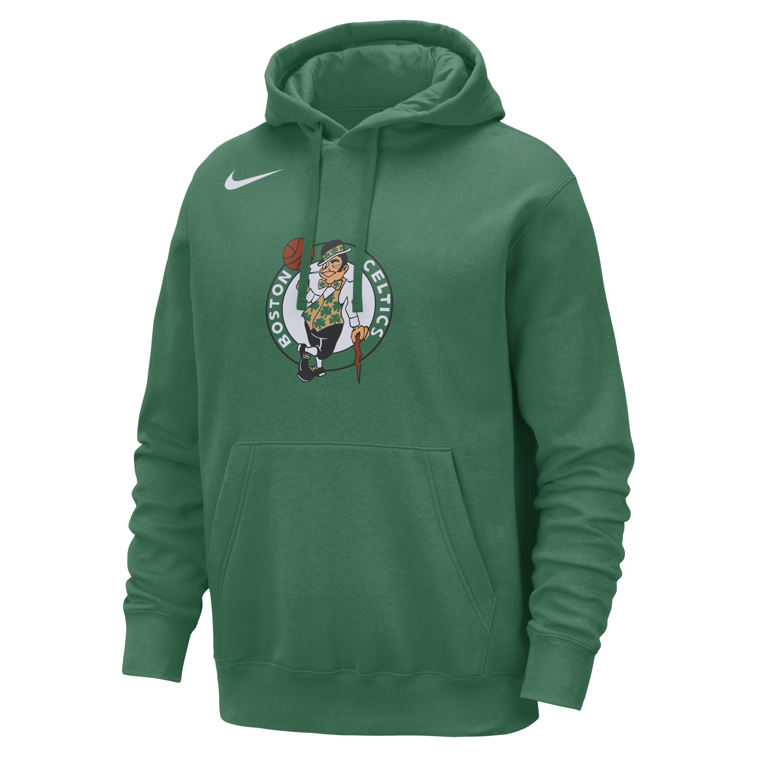 Boston Celtics Club Nike NBA-pullover-hættetrøje til mænd - grøn
