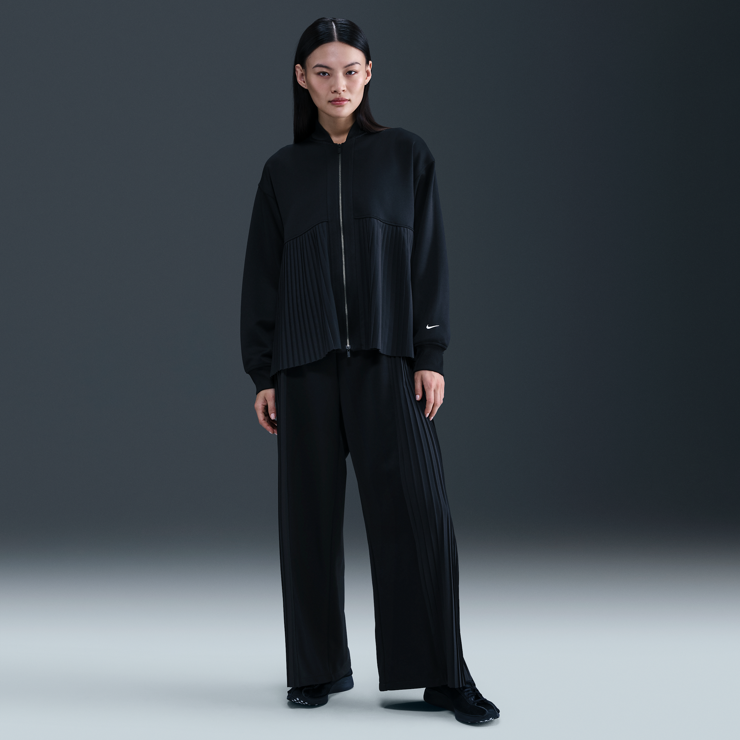【ナイキ(NIKE)公式ストア】ナイキ スポーツウェア ウィメンズ プリーツパンツ IM7460-010 ブラック 【ナイキ(NIKE)公式ストア】ナイキ スポーツウェア ウィメンズ プリーツパンツ IM7460-010 ブラック