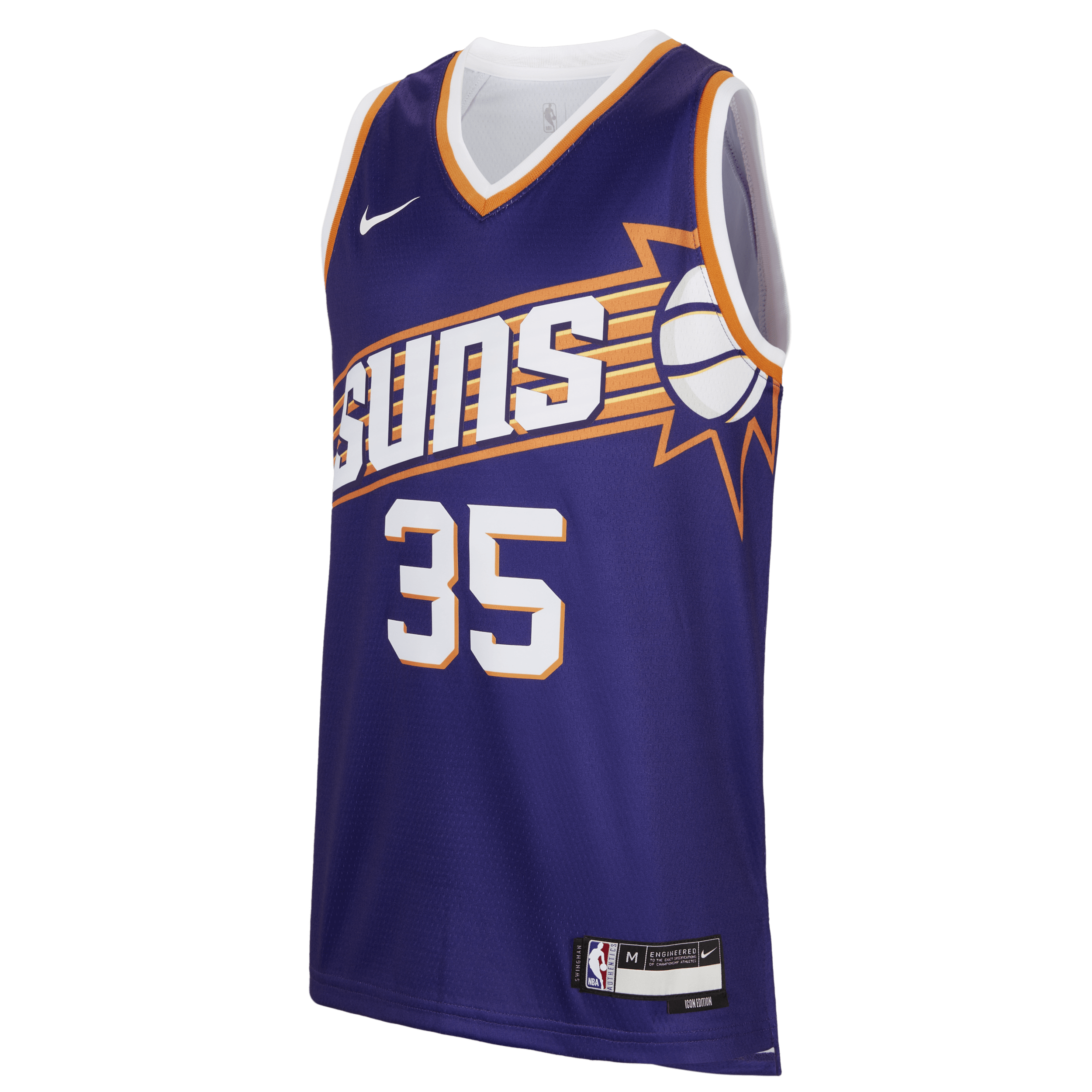 Maglia Phoenix Suns 2023/24 Icon Edition Swingman Nike Dri-FIT NBA – Ragazzo - Viola