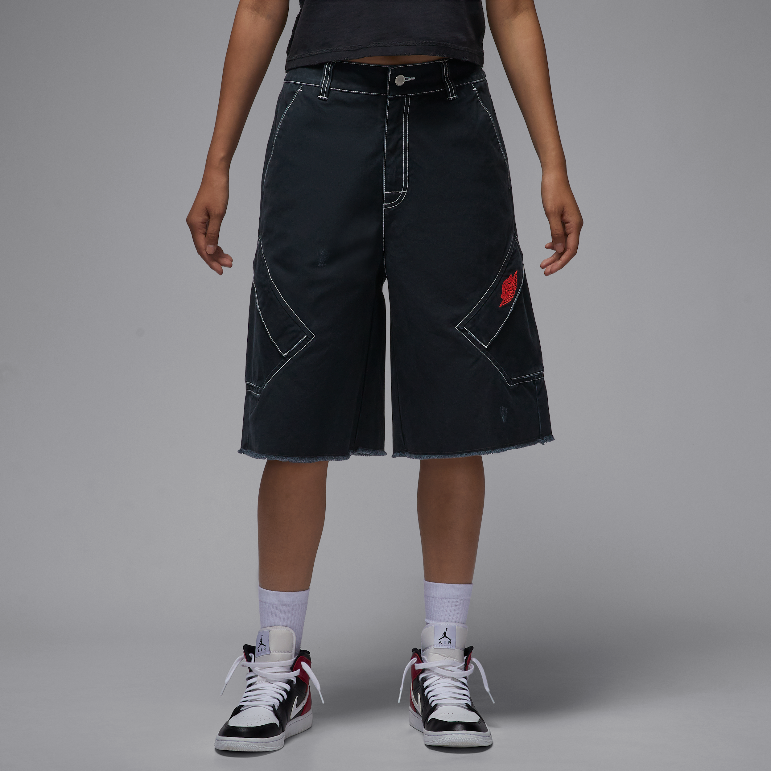 【ナイキ(NIKE)公式ストア】ジョーダン フライト シカゴ レア エア ウィメンズ ビッグ ショートパンツ IH2535-010 ブラック 【ナイキ(NIKE)公式ストア】ジョーダン フライト シカゴ レア エア ウィメンズ ビッグ ショートパンツ IH2535-010 ブラック