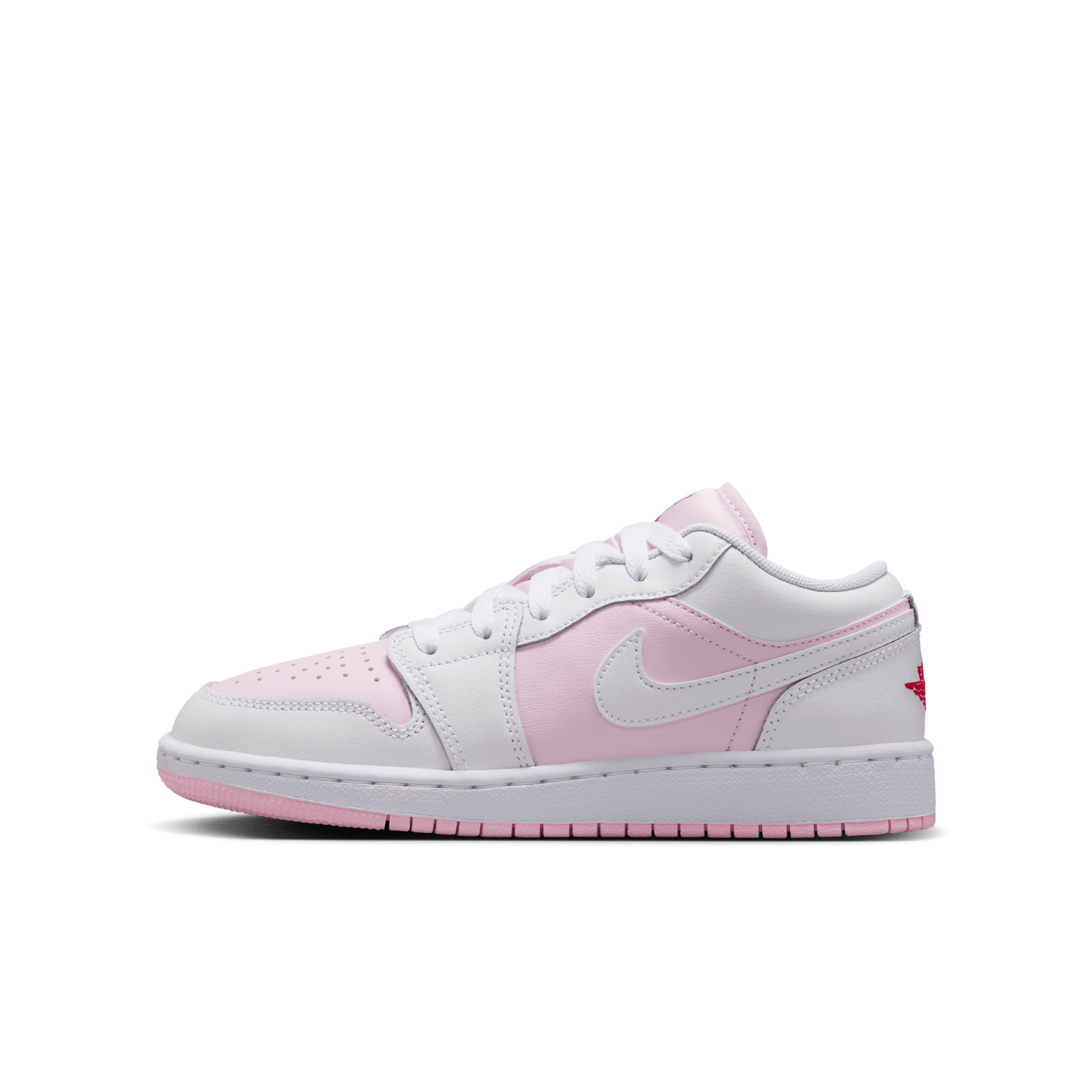 【ナイキ(NIKE)公式ストア】エア ジョーダン 1 LOW ジュニアシューズ 553560-608 ピンク 【ナイキ(NIKE)公式ストア】エア ジョーダン 1 LOW ジュニアシューズ 553560-608 ピンク