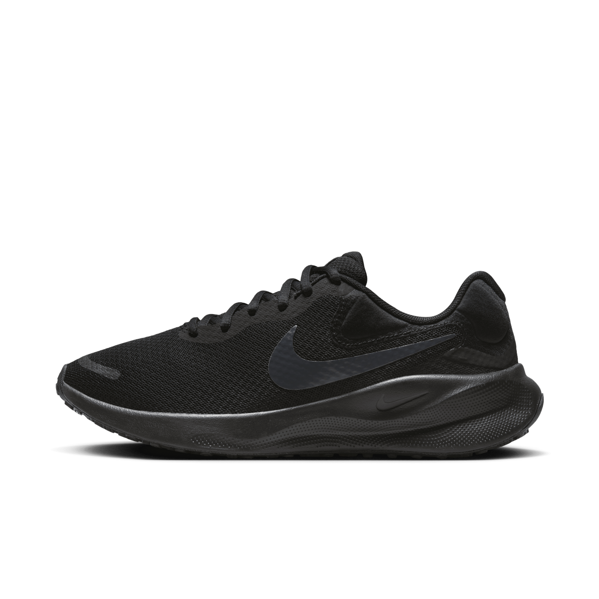 Nike Revolution 7-løbesko til vej til kvinder - sort
