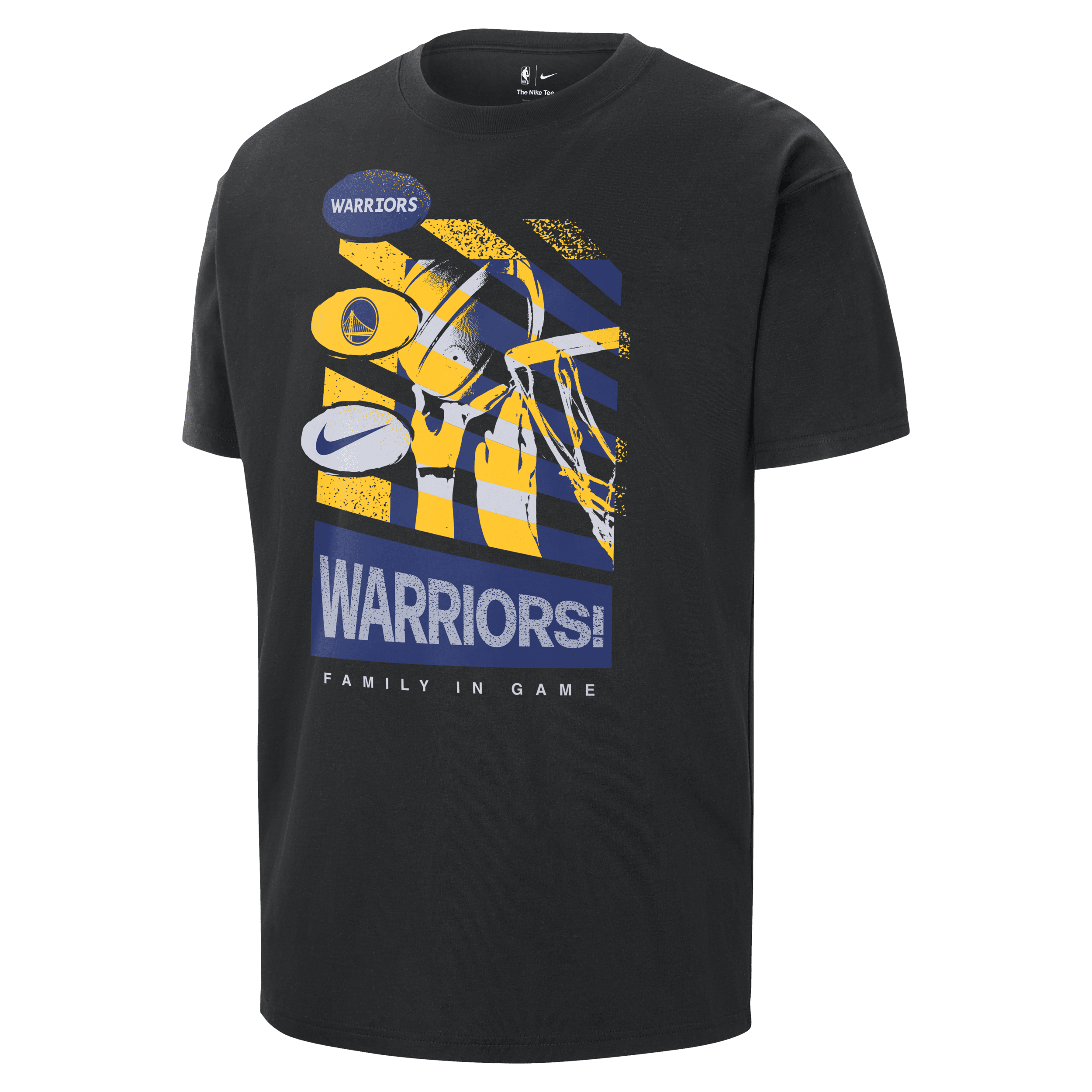【ナイキ(NIKE)公式ストア】ゴールデンステート ウォリアーズ コートサイド メンズ ナイキ NBA Tシャツ HF1659-010 ブラック 【ナイキ(NIKE)公式ストア】ゴールデンステート ウォリアーズ コートサイド メンズ ナイキ NBA Tシャツ HF1659-010 ブラック