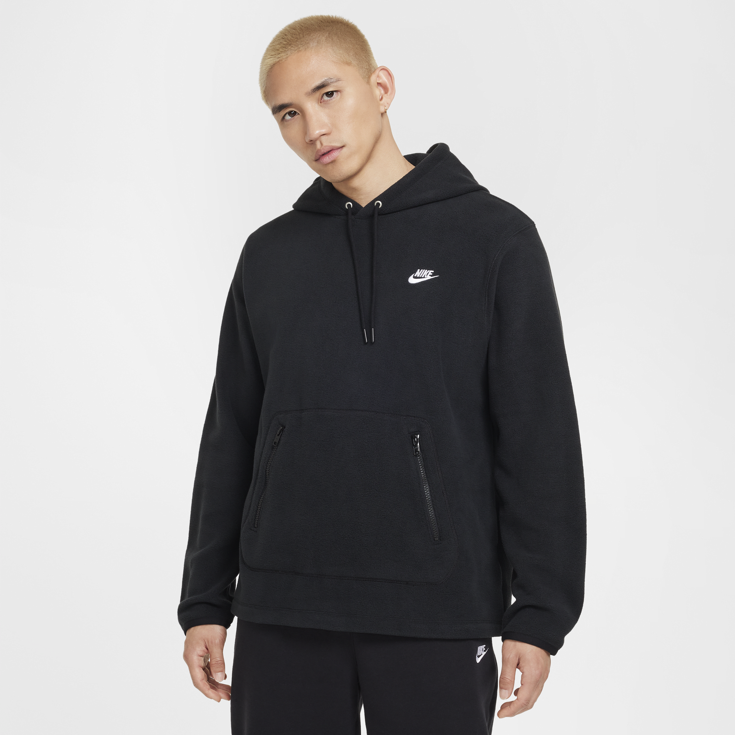 【ナイキ(NIKE)公式ストア】ナイキ クラブ メンズ ウィンタライズド プルオーバー パーカー FZ0661-010 ブラック 【ナイキ(NIKE)公式ストア】ナイキ クラブ メンズ ウィンタライズド プルオーバー パーカー FZ0661-010 ブラック