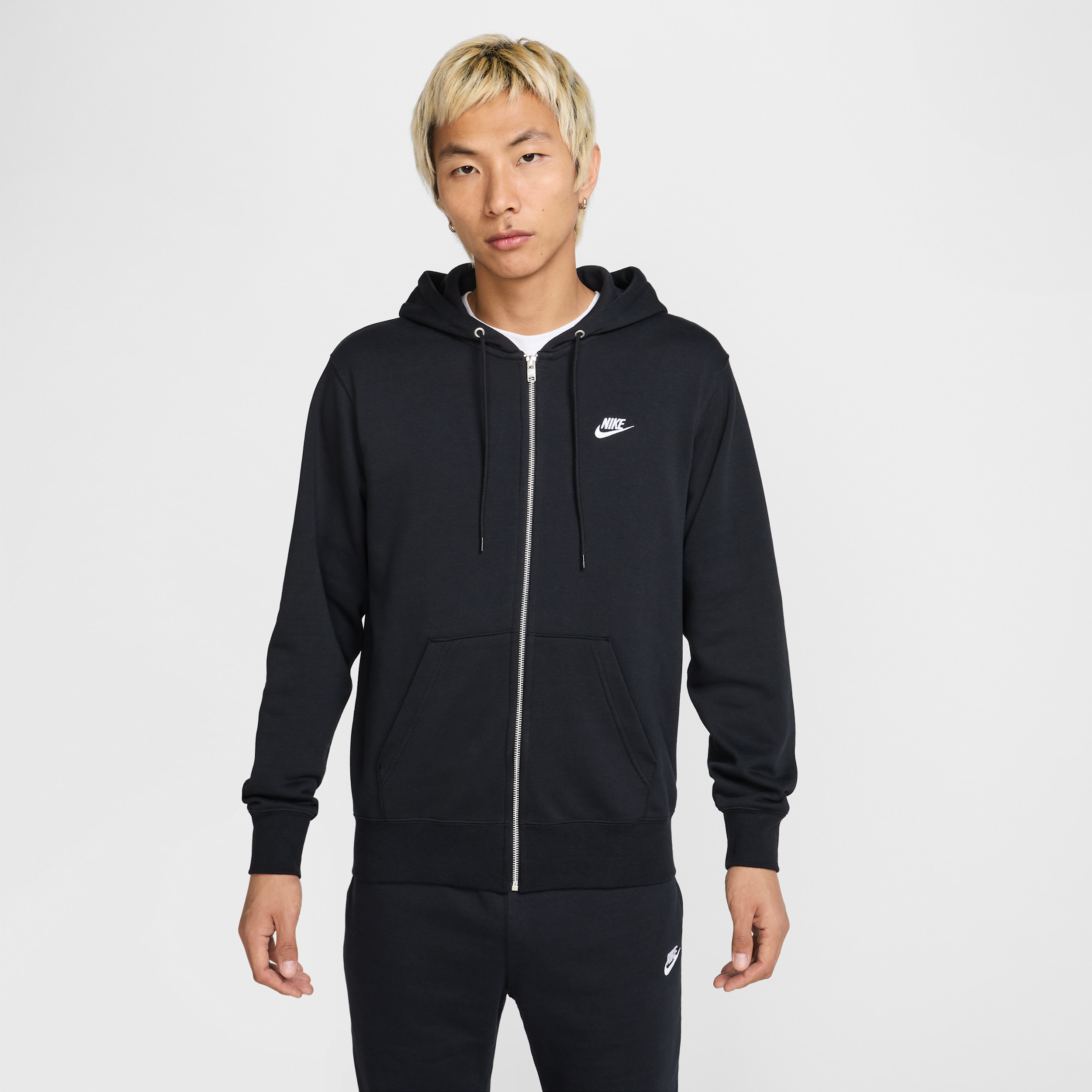 【ナイキ(NIKE)公式ストア】ナイキ クラブ メンズ フルジップ フレンチ テリー パーカー FN3885-010 ブラック 【ナイキ(NIKE)公式ストア】ナイキ クラブ メンズ フルジップ フレンチ テリー パーカー FN3885-010 ブラック