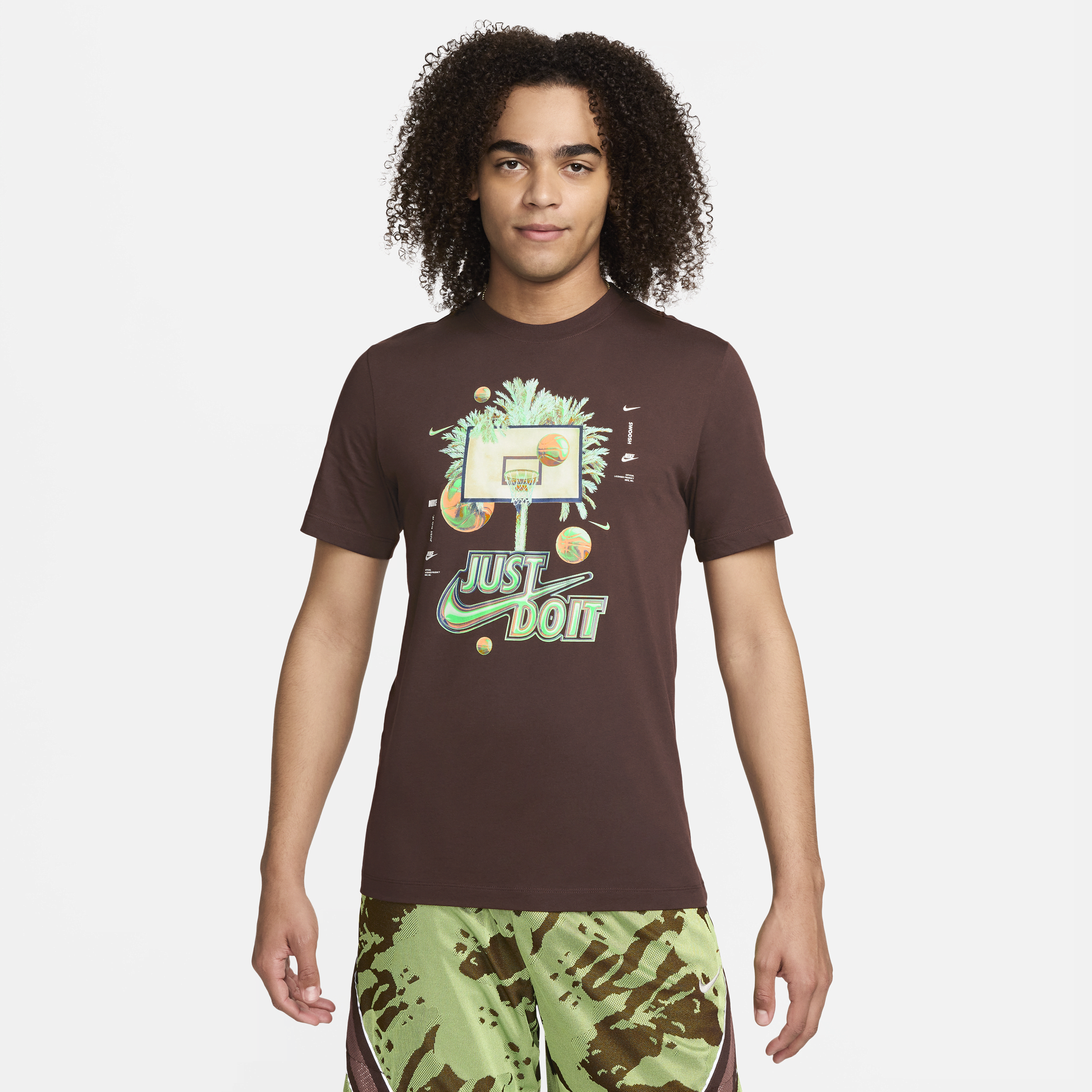 Nike Camiseta de baloncesto - Hombre - Marrón