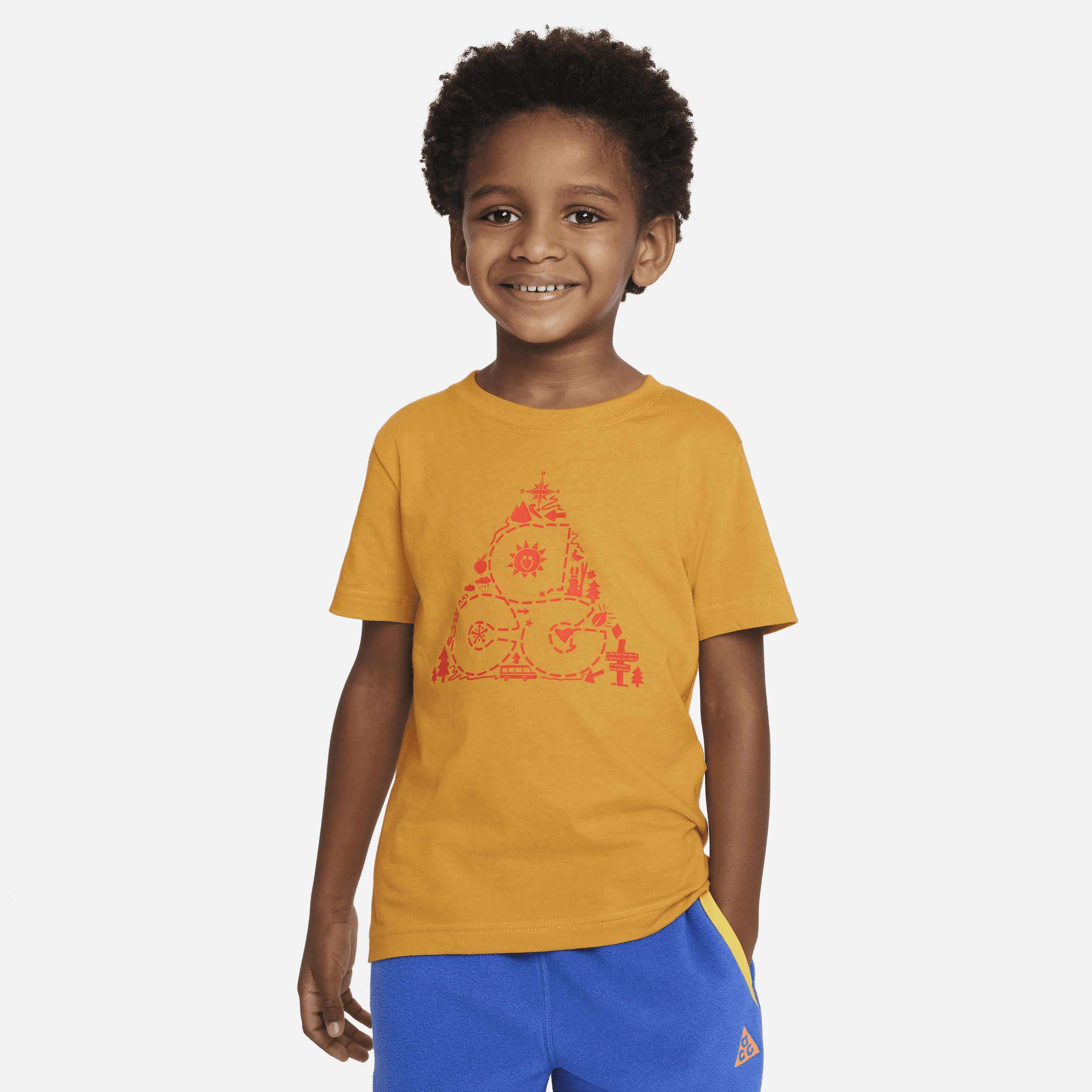 Nike Camiseta ACG - Niño/a pequeño/a - Amarillo