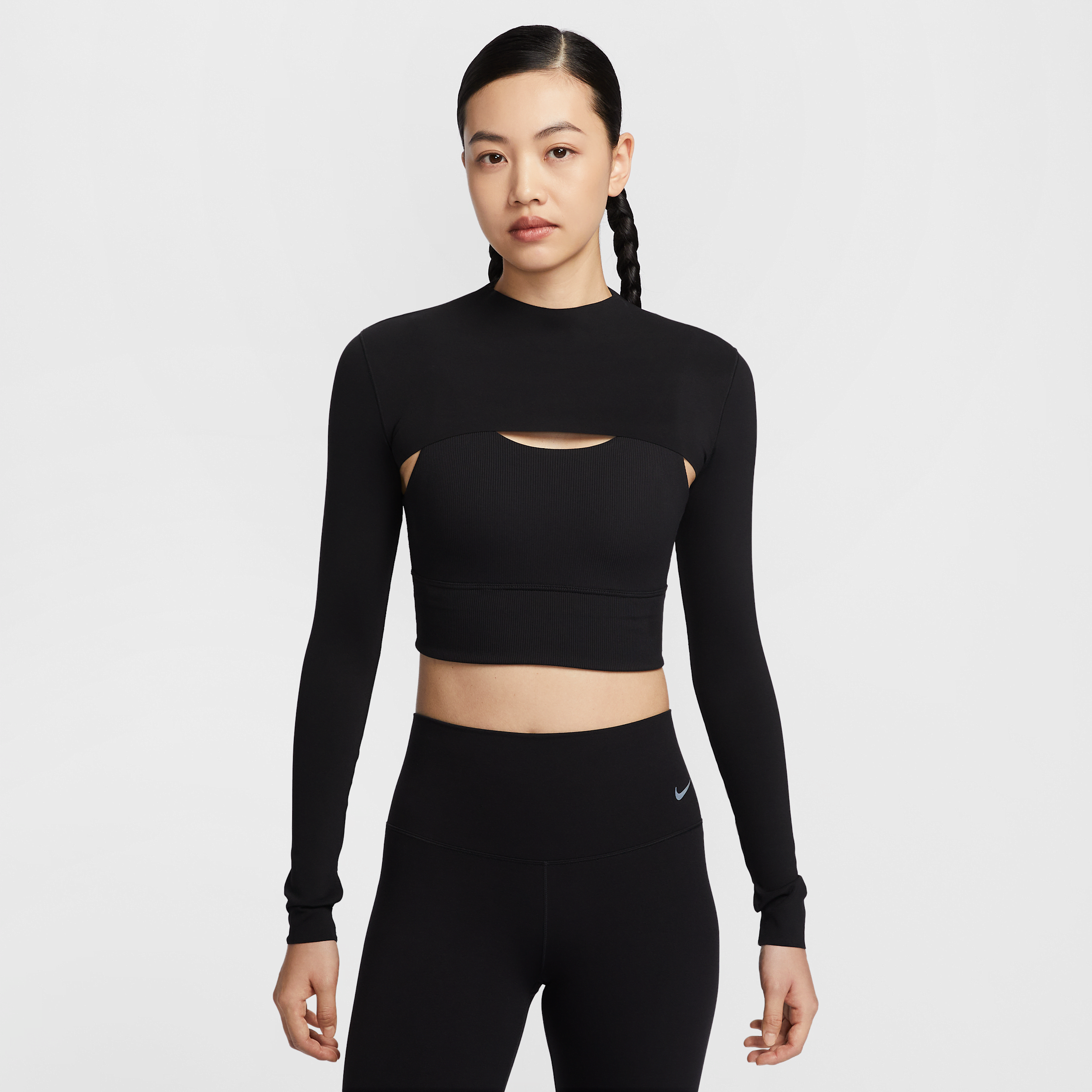 【ナイキ(NIKE)公式ストア】ナイキ ゼンビー ウィメンズ Dri-FIT ロングスリーブ シュラグ トップ HJ1862-010 ブラック 【ナイキ(NIKE)公式ストア】ナイキ ゼンビー ウィメンズ Dri-FIT ロングスリーブ シュラグ トップ HJ1862-010 ブラック