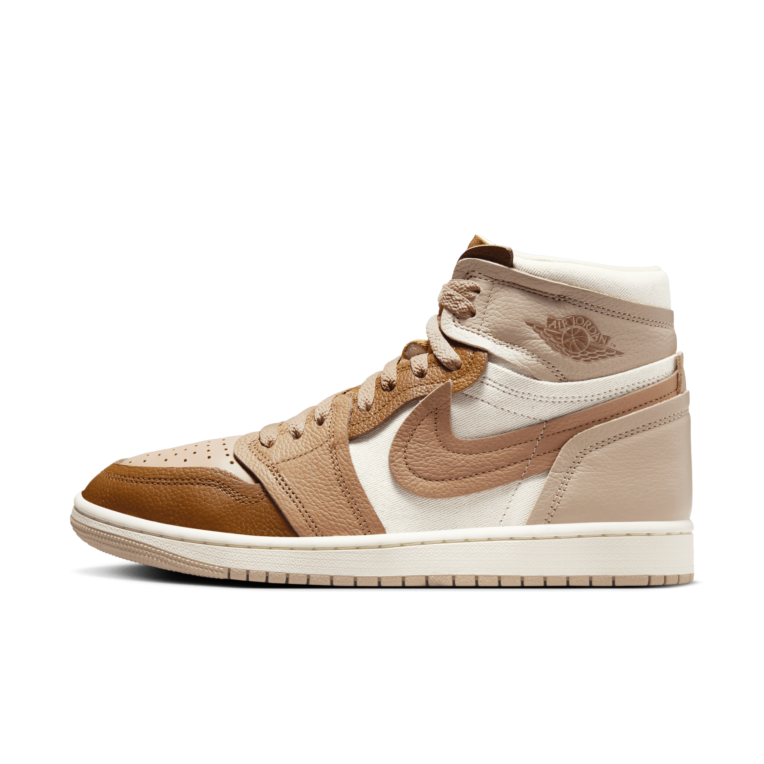Air Jordan 1 High Method of Make-sko til kvinder - brun