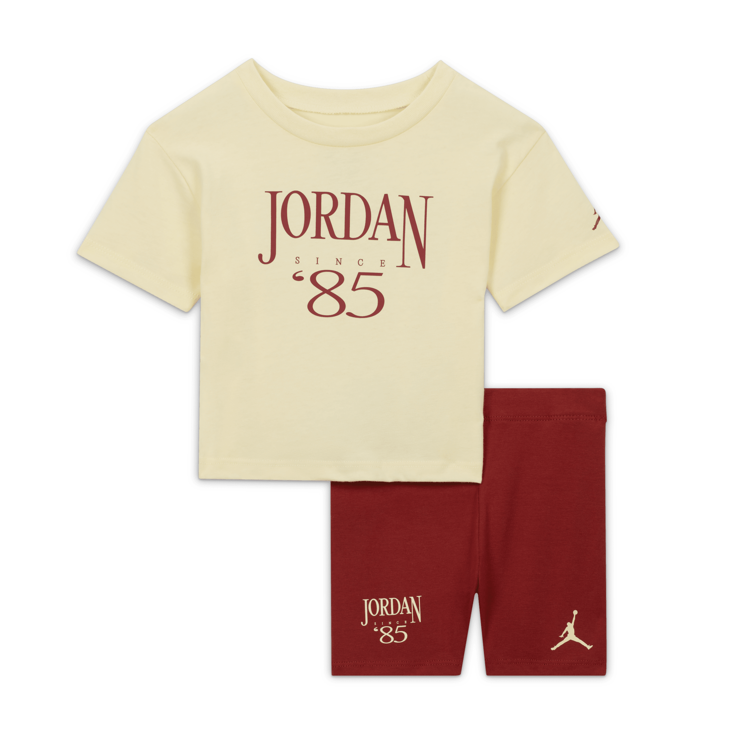 Jordan Brooklyn Mini Me Conjunto de mallas cortas - Bebé (12-24 M) - Rojo