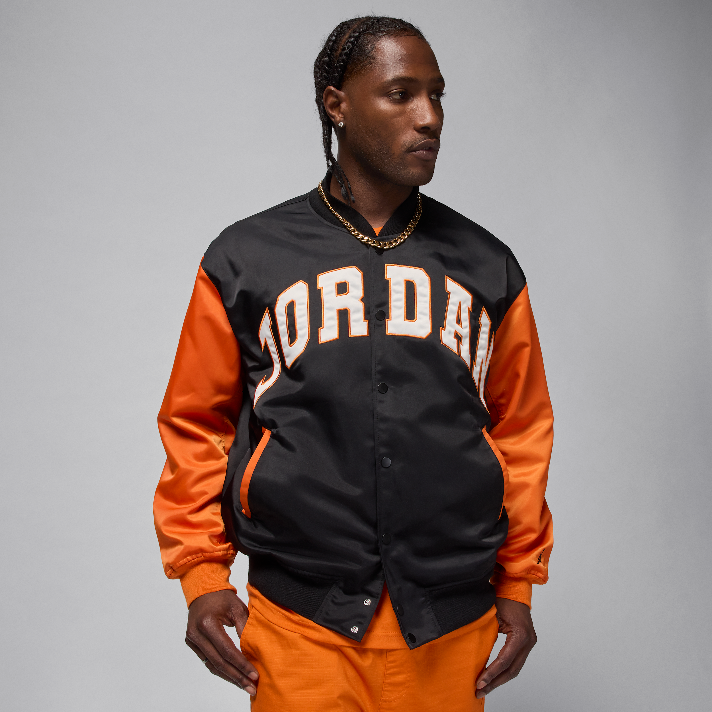 【ナイキ(NIKE)公式ストア】ジョーダン ブルックリン メンズ カレッジエイト バーシティ ジャケット HV0099-011 ブラック 【ナイキ(NIKE)公式ストア】ジョーダン ブルックリン メンズ カレッジエイト バーシティ ジャケット HV0099-011 ブラック