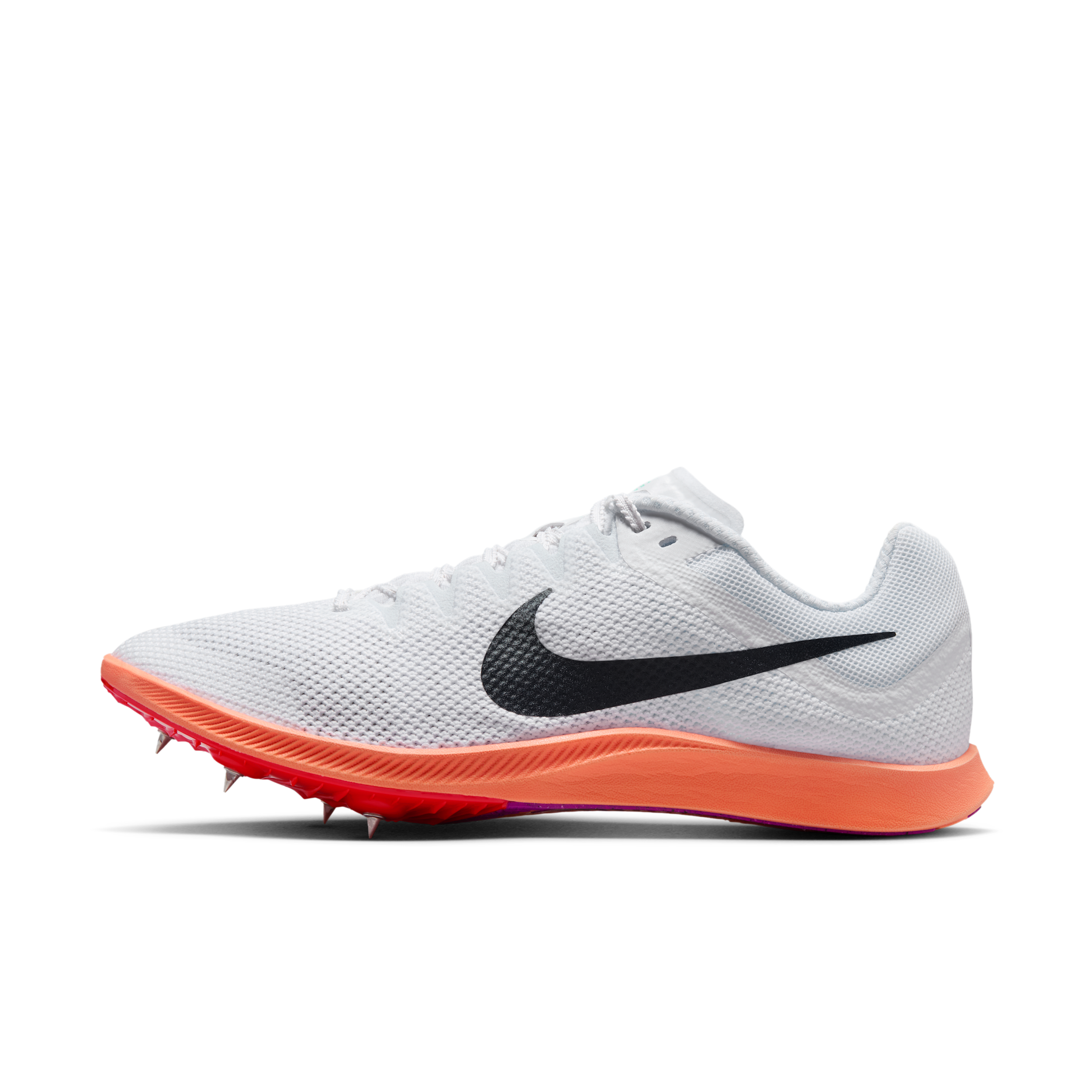 Nike Zoom Rival Distance Zapatillas de atletismo de fondo con clavos - Blanco