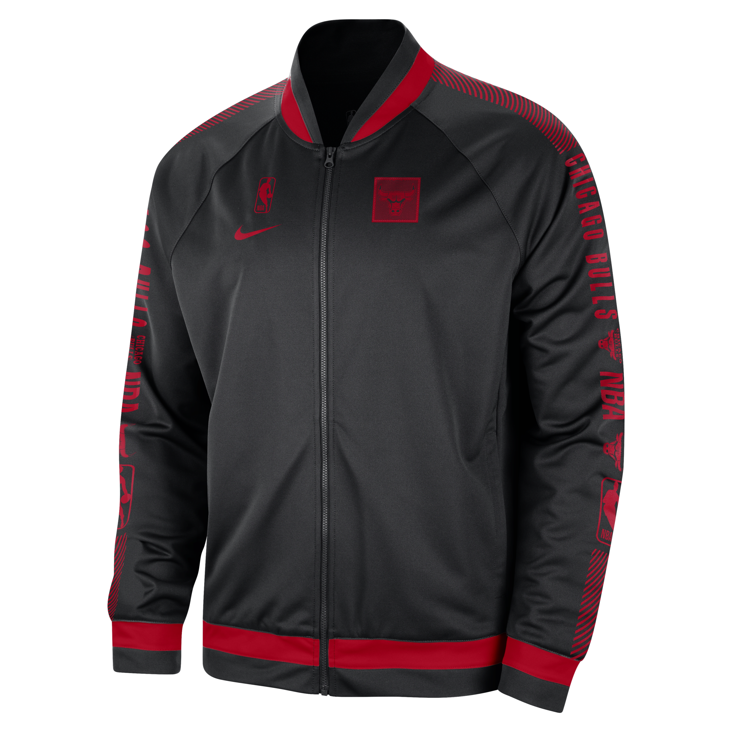 Chicago Bulls Starting 5 Courtside Nike Dri-FIT NBA-jakke til mænd - sort