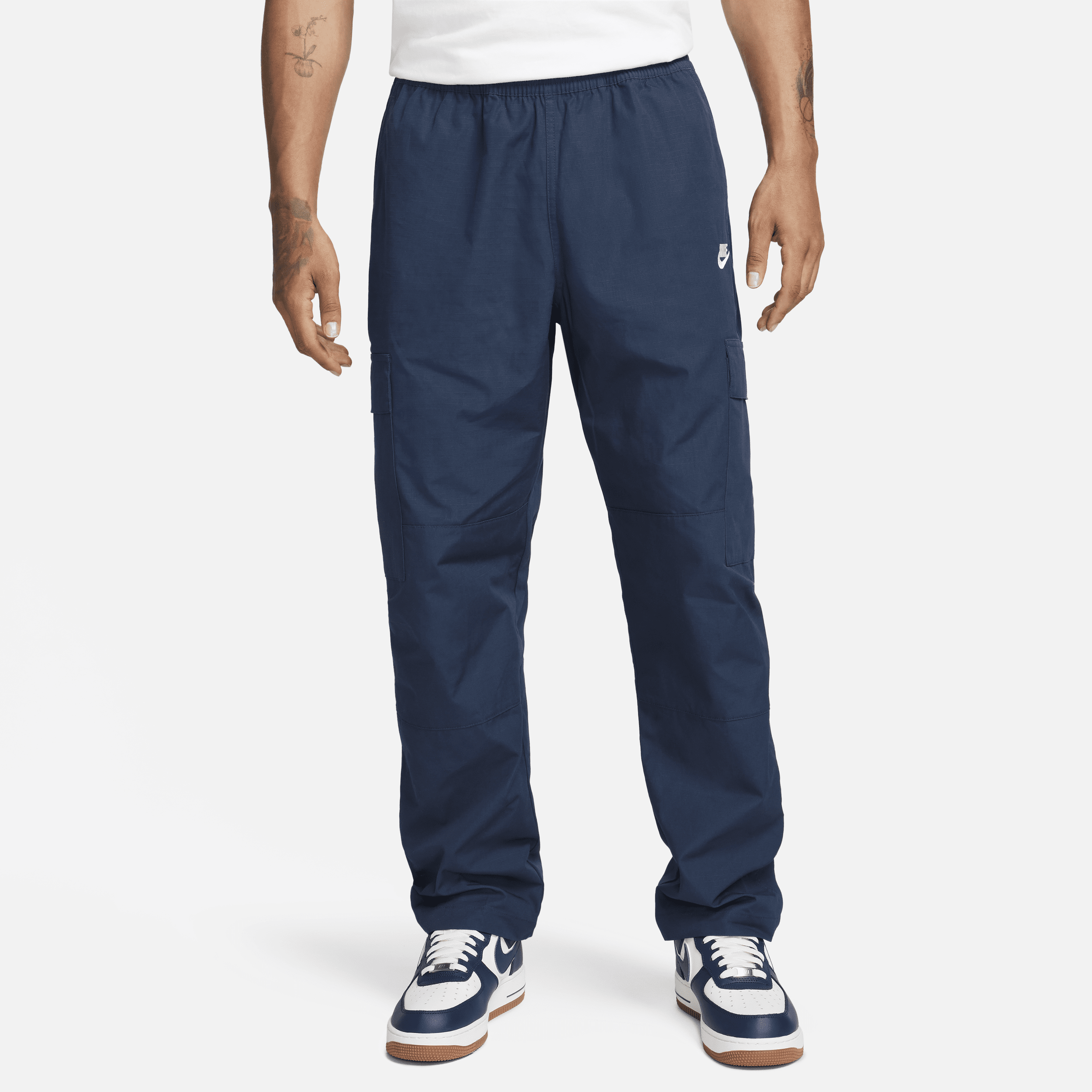 Pantaloni cargo in tessuto Nike Club – Uomo - Blu