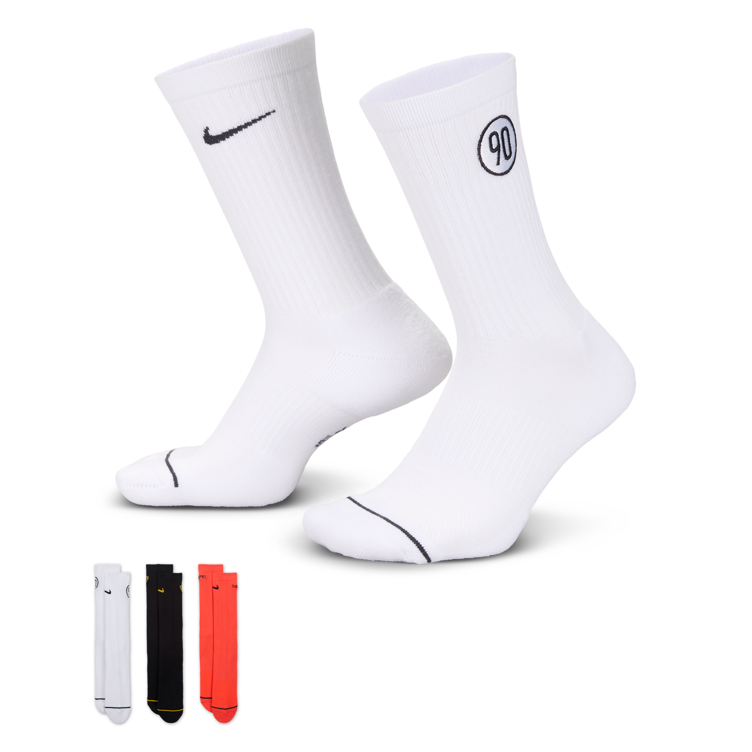 【ナイキ(NIKE)公式ストア】ナイキ トータル 90 エブリデイ クッションド クルーソックス (3足) IM5021-900 マルチカラー 【ナイキ(NIKE)公式ストア】ナイキ トータル 90 エブリデイ クッションド クルーソックス (3足) IM5021-900 マルチカラー