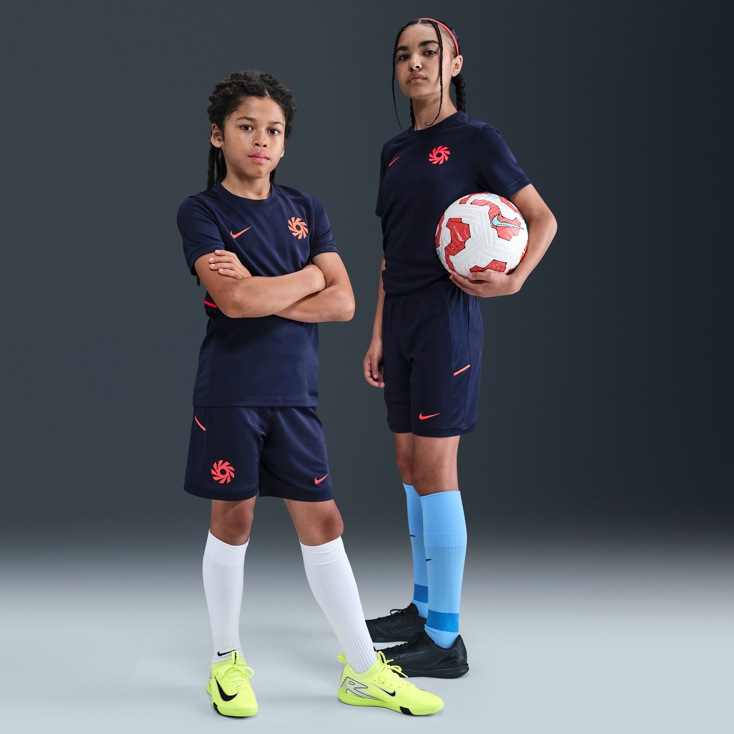 Nike Shorts da calcio Dri-FIT Erling Haaland Academy – Ragazzo/a - Blu