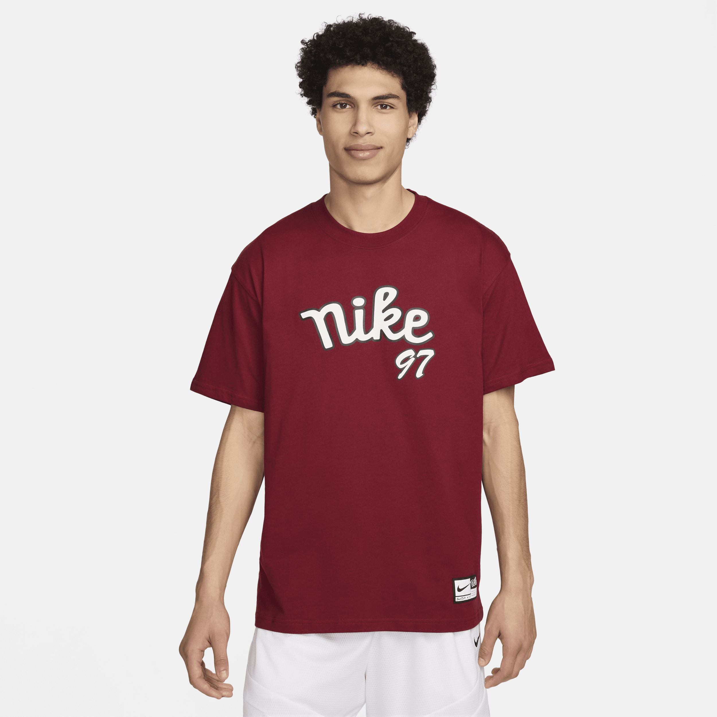 Nike Max90-basketball-T-shirt til mænd - rød