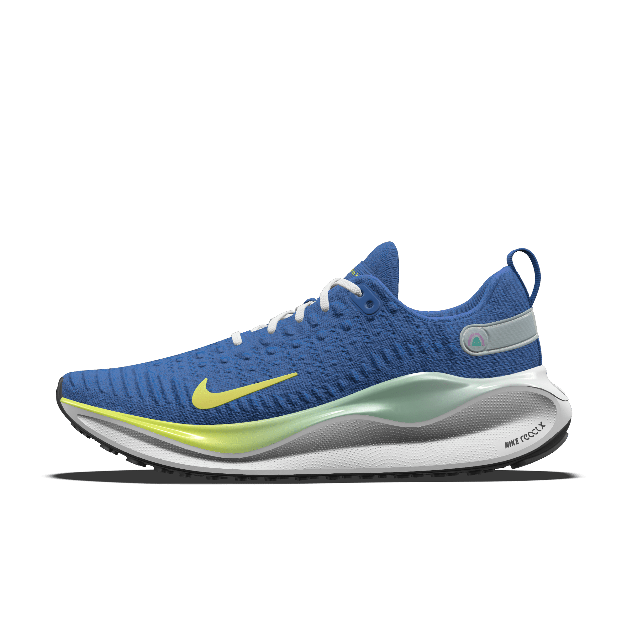 Custom Nike InfinityRN 4 By You-løbesko til vej til kvinder - blå