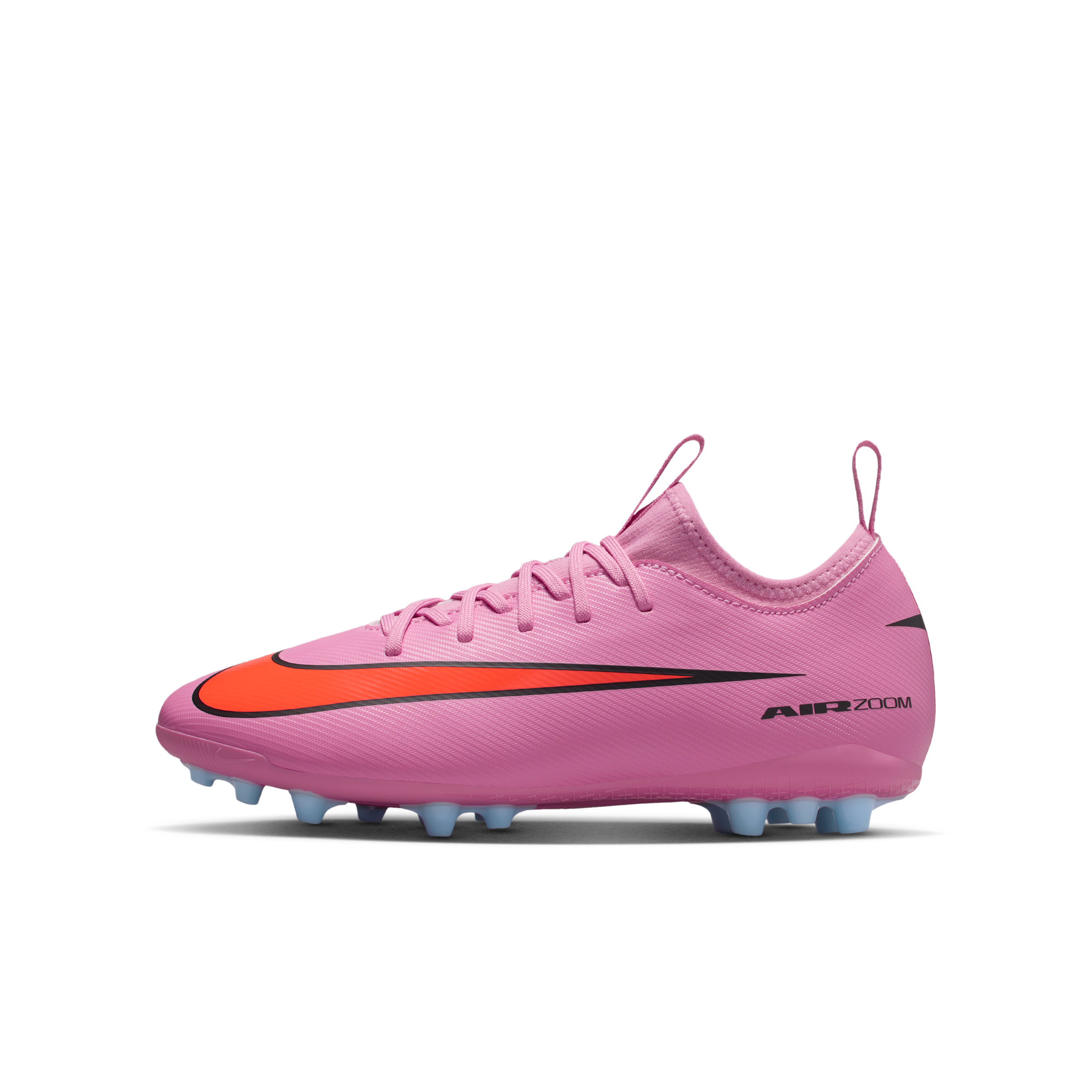 Nike Jr. Mercurial Vapor 16 Academy Botas de fútbol de perfil bajo para césped artificial - Niño/a y niño/a pequeño/a - Rosa