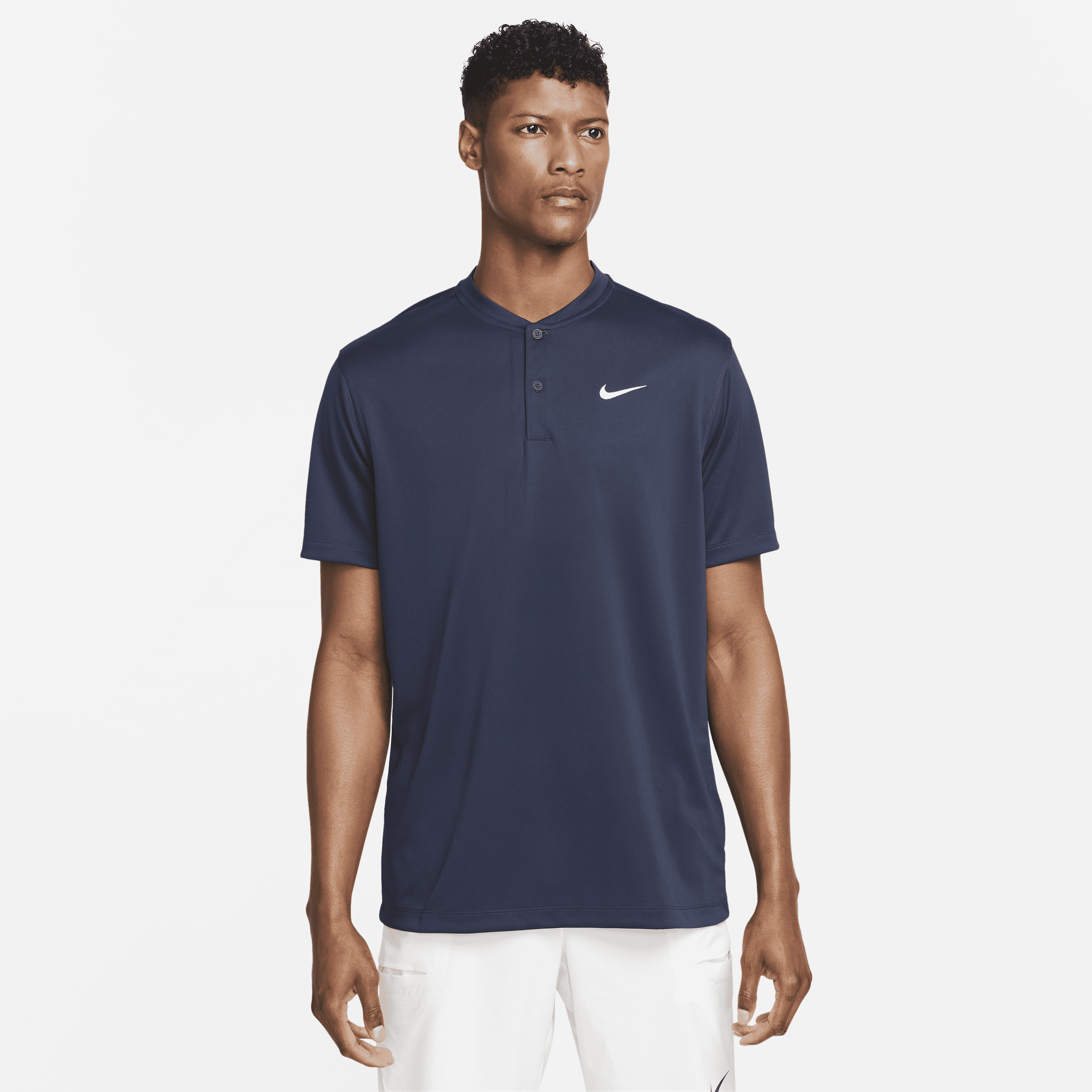 NikeCourt Dri-FIT Polo de tenis con cuello en punta - Hombre - Azul