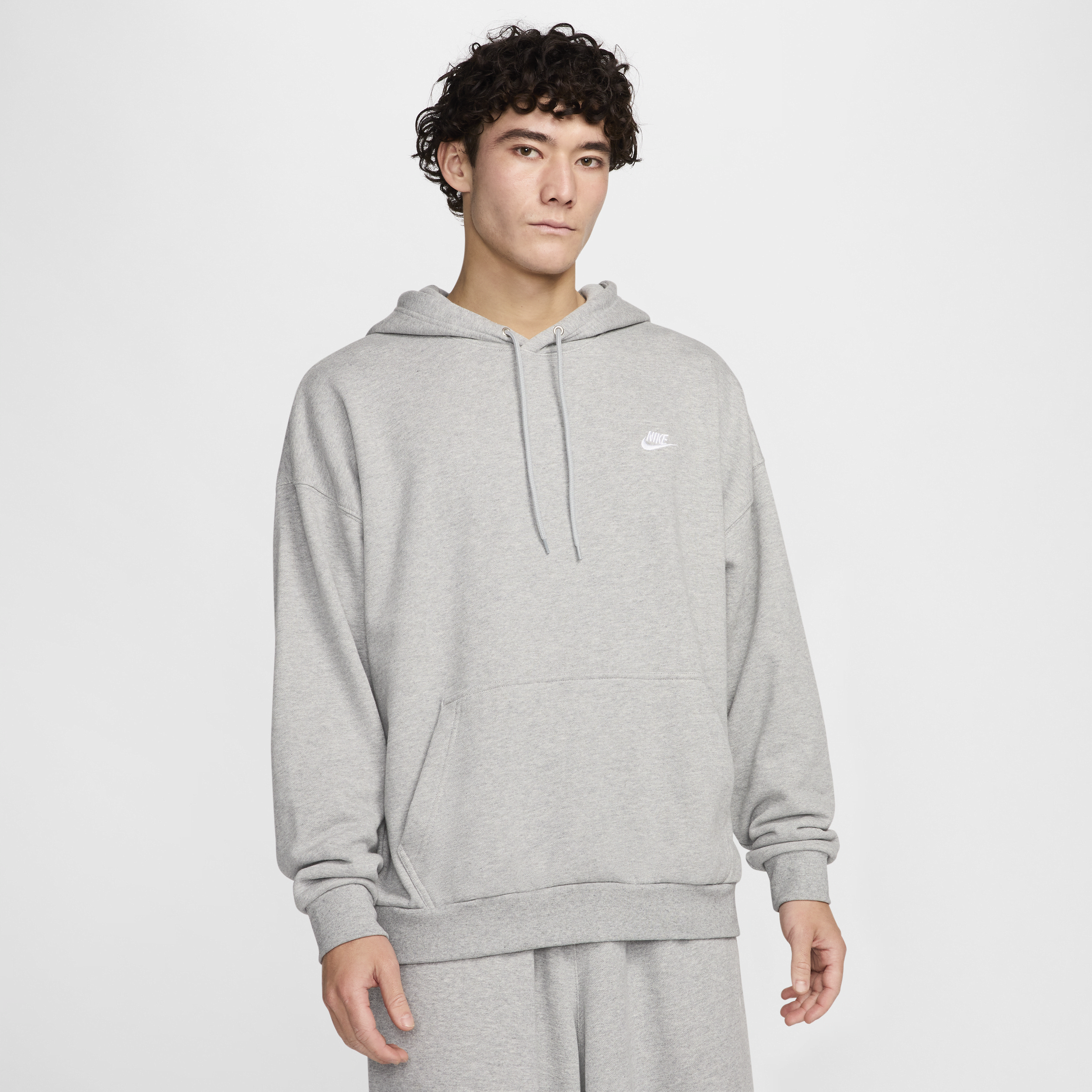 【ナイキ(NIKE)公式ストア】ナイキ クラブ フリース メンズ オーバーサイズド フレンチ テリー プルオーバー パーカー HJ1817-063 グレー 【ナイキ(NIKE)公式ストア】ナイキ クラブ フリース メンズ オーバーサイズド フレンチ テリー プルオーバー パーカー HJ1817-063 グレー