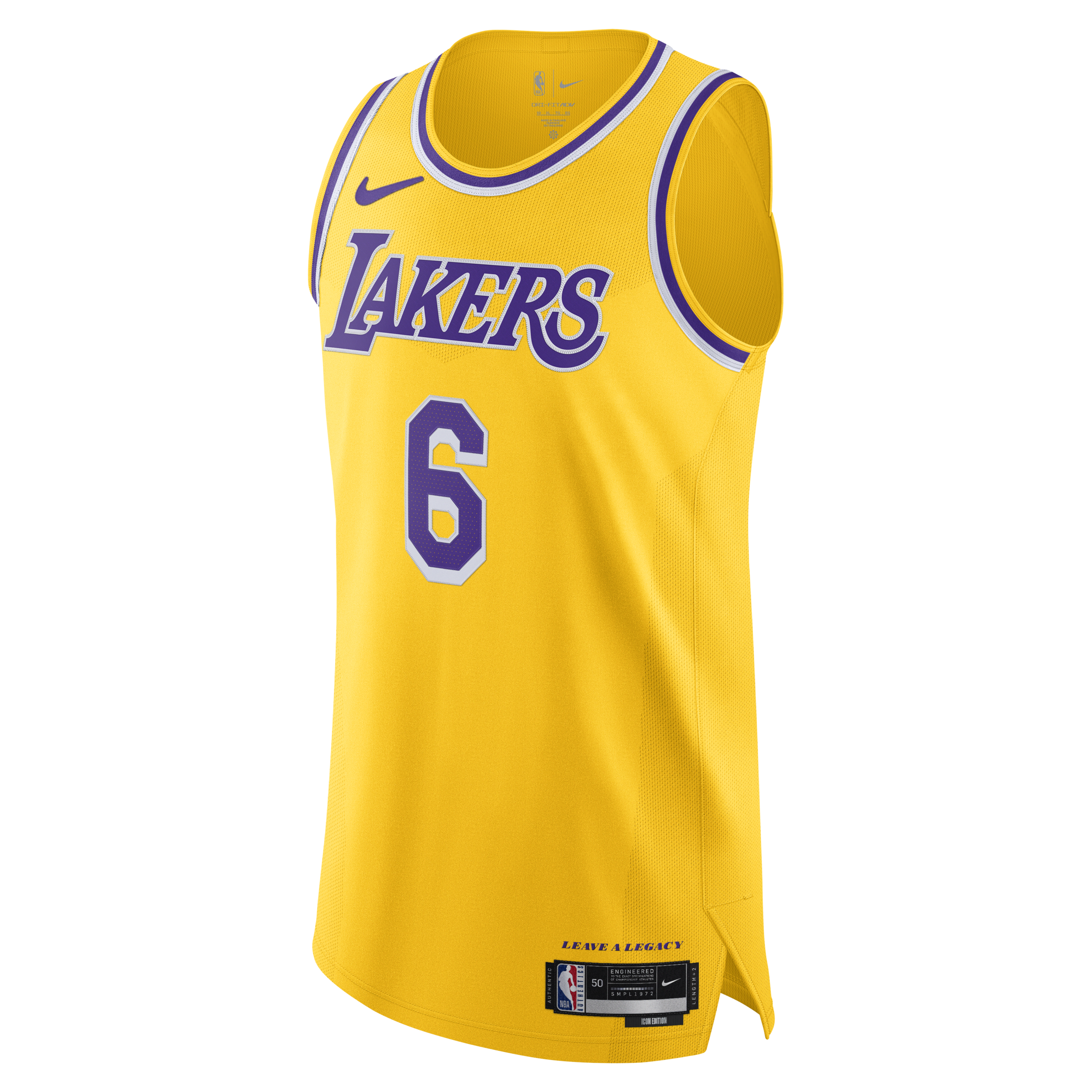 Los Angeles Lakers Icon Edition 2022/23 Camiseta Nike Dri-FIT ADV NBA Authentic - Hombre - Amarillo