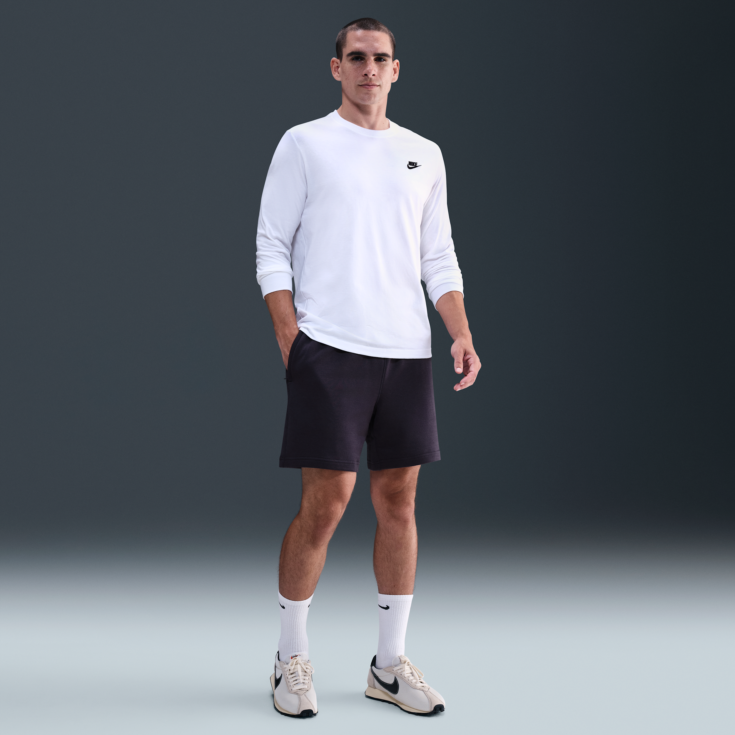 Shorts in fleece Nike Wool Classics - Viola