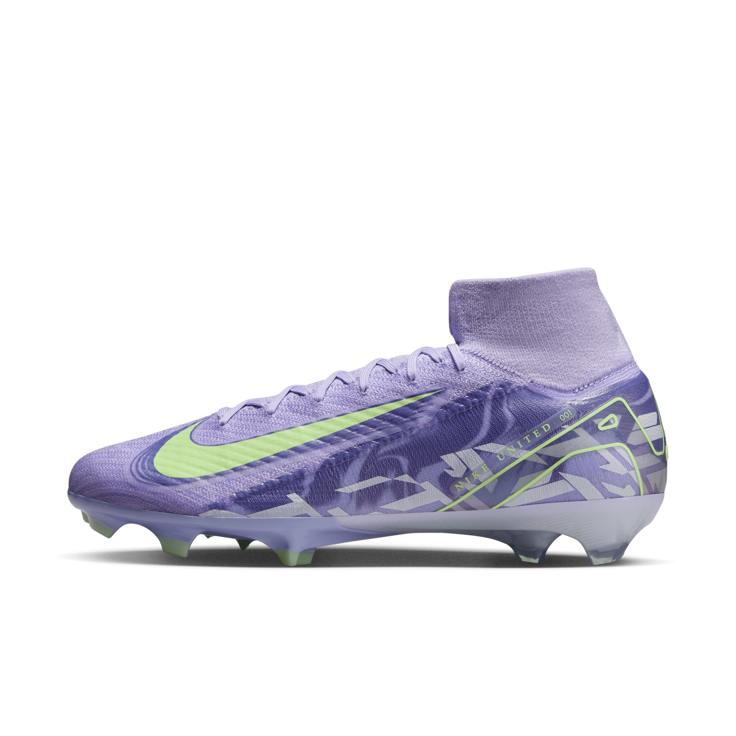 【ナイキ(NIKE)公式ストア】ナイキ ユナイテッド マーキュリアル スーパーフライ 10 エリート FG ハイカット サッカースパイク HF1603-500 パープル 【ナイキ(NIKE)公式ストア】ナイキ ユナイテッド マーキュリアル スーパーフライ 10 エリート FG ハイカット サッカースパイク HF1603-500 パープル