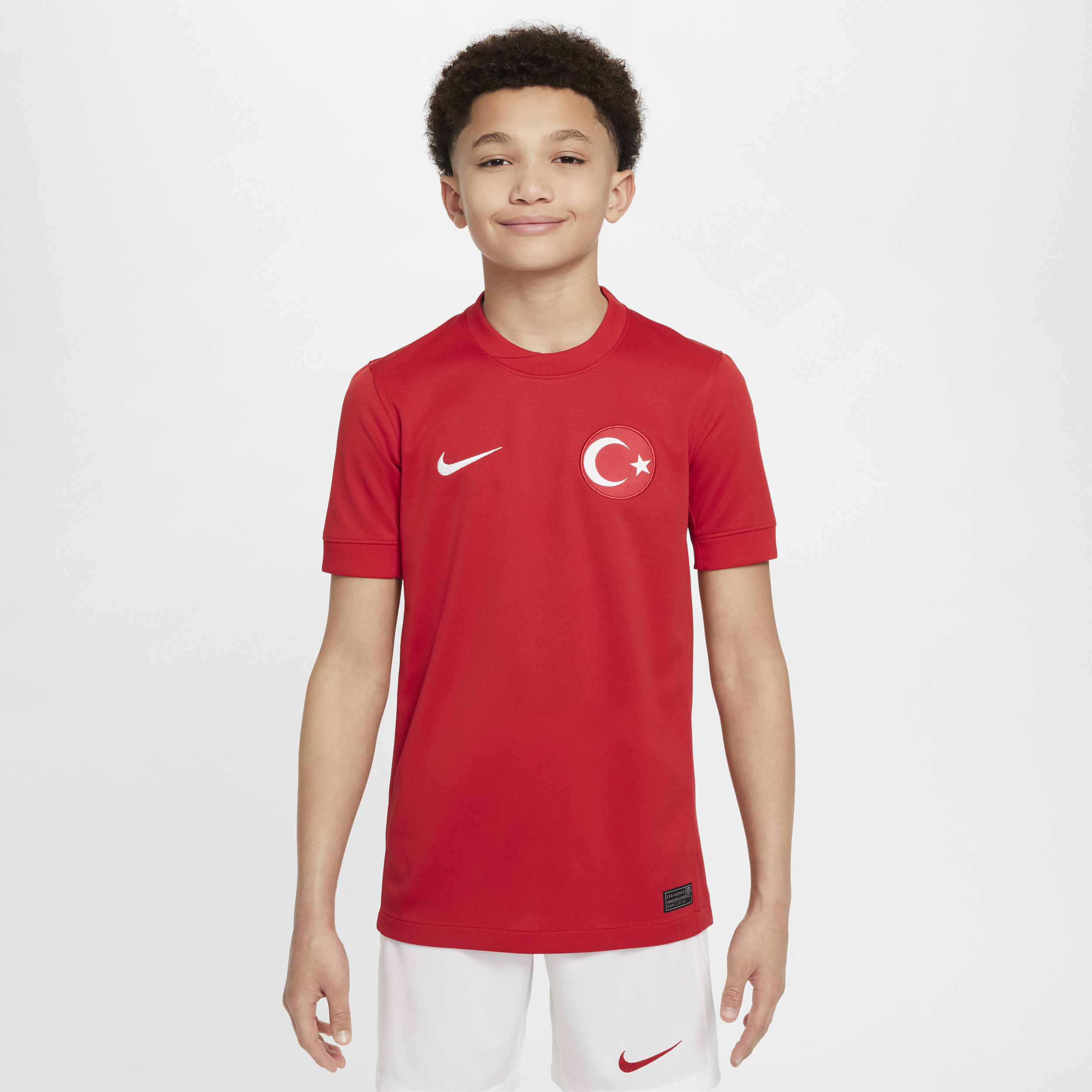 Segunda equipación Stadium Turquía 2024/25 Camiseta de fútbol Replica Nike Dri-FIT - Niño/a - Rojo