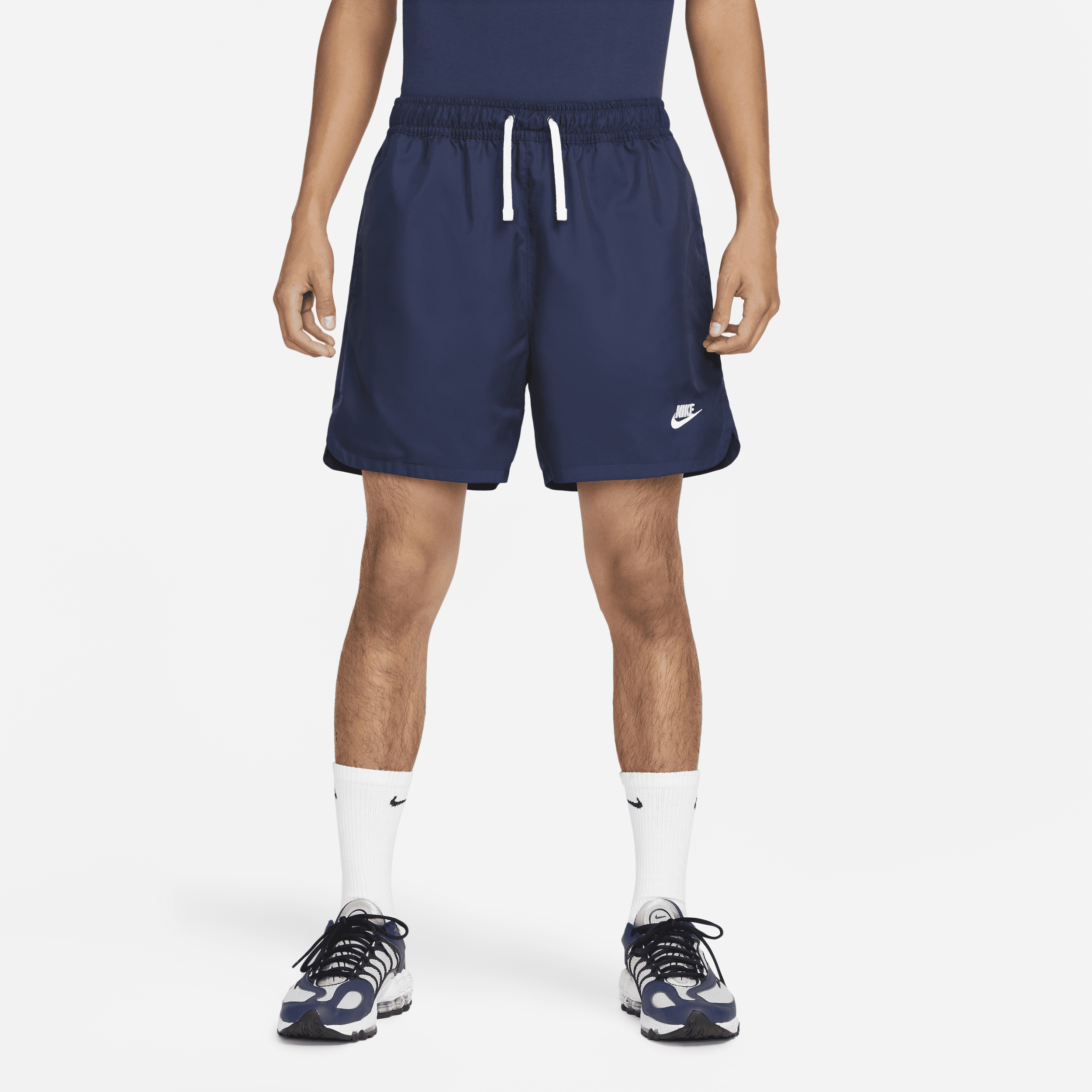 Shorts Flow in tessuto con fodera Nike Sportswear Sport Essentials - Uomo - Blu