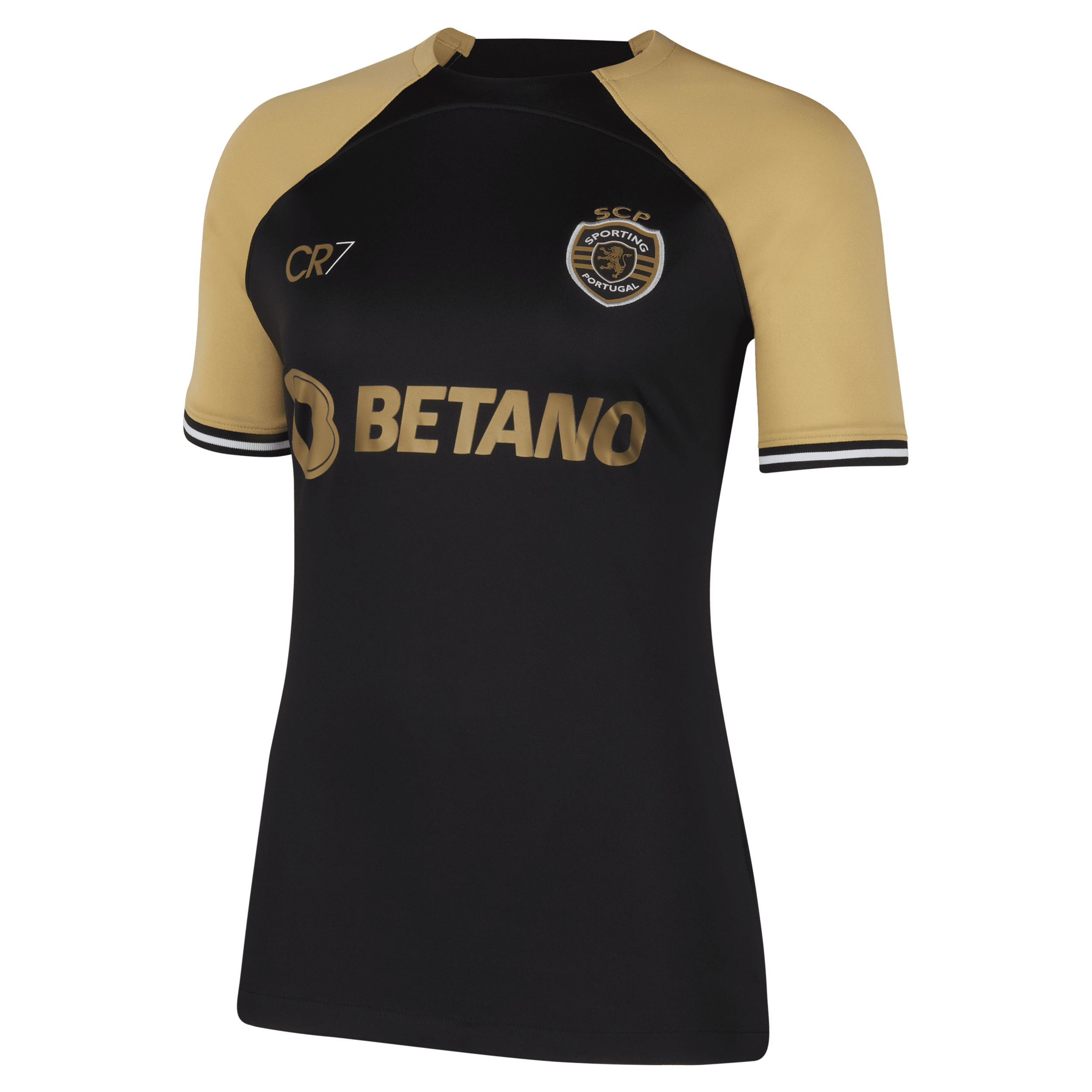 Sporting CP x CR7 2023/24 Stadium Camiseta de fútbol Nike Dri-FIT - Mujer - Negro