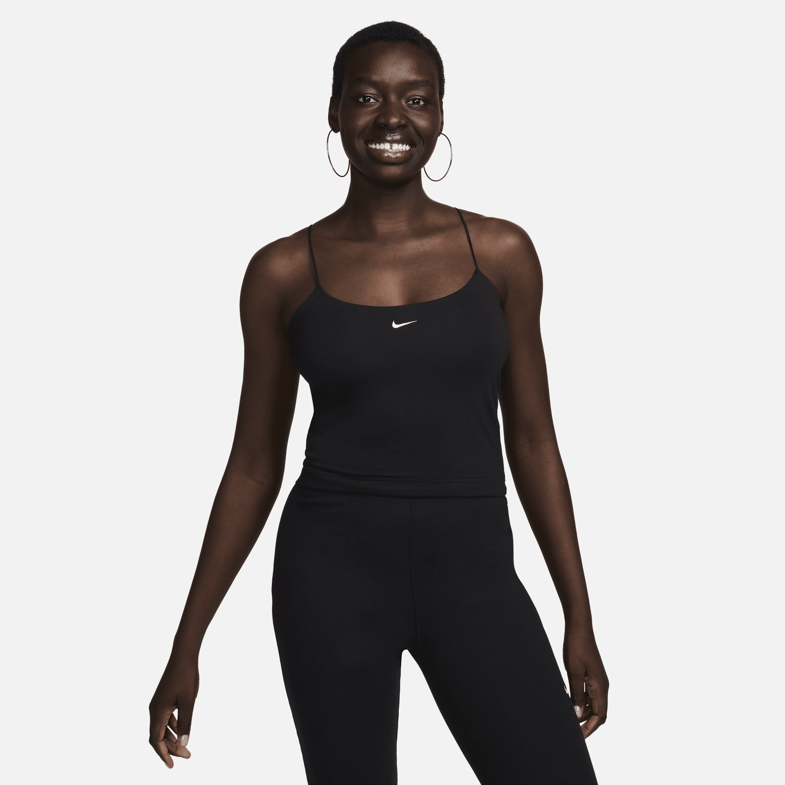 Nike Chill Knit Camiseta de tirantes Cami - Mujer - Negro