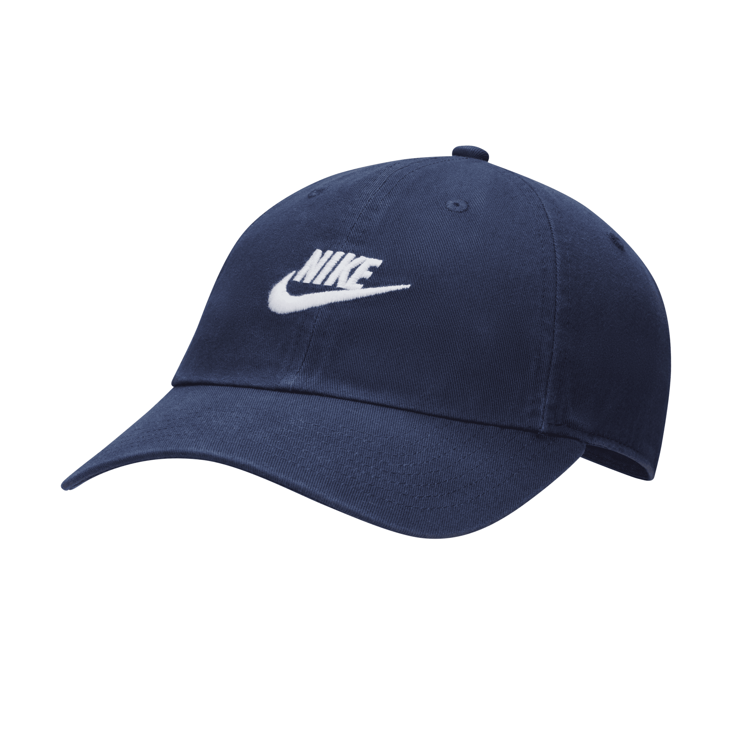 Ustruktureret Nike Club Futura Wash-kasket - blå