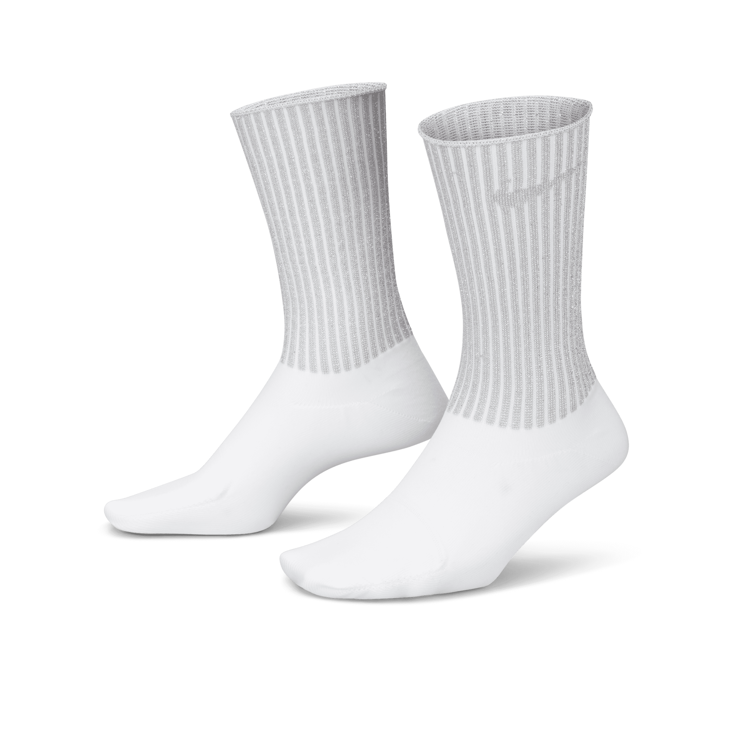 Nike One Force Metallic crew sokken voor dames - Wit