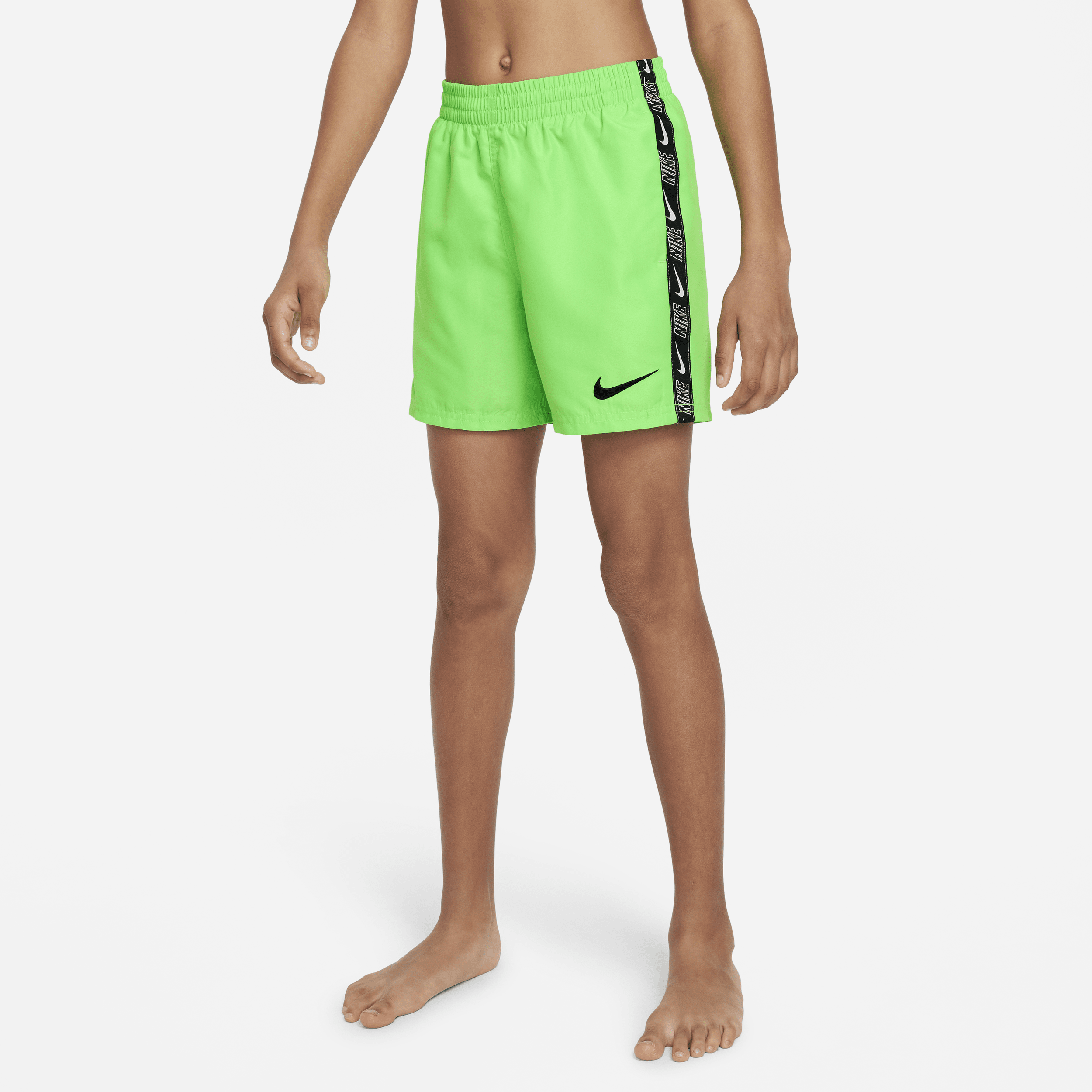 Nike-Volley-badeshorts (10 cm) til større børn (drenge) - grøn