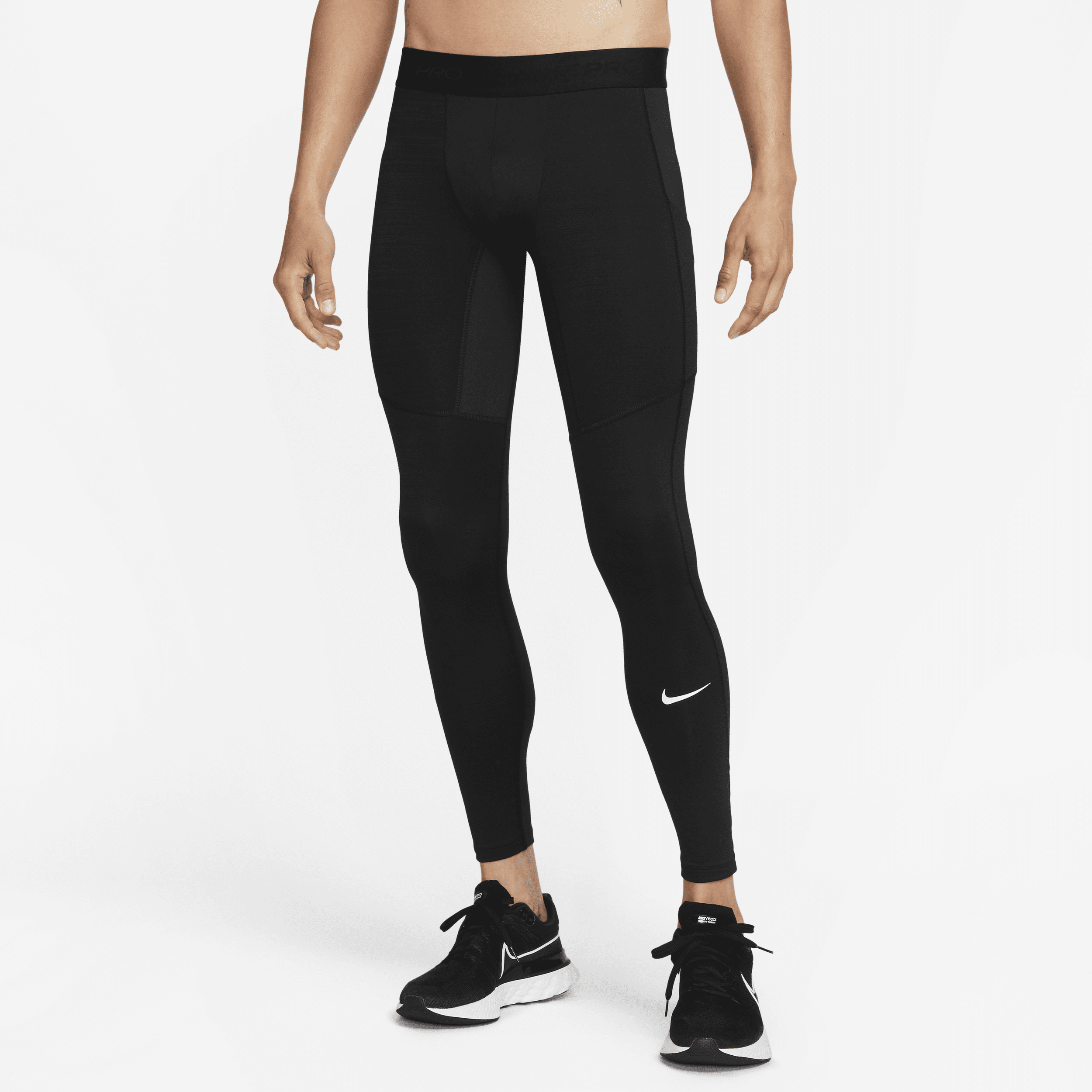 Nike Pro Warm-tights til mænd - sort